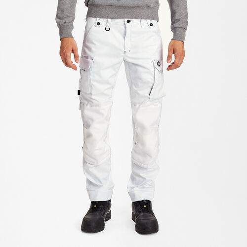 X-treme stretchable Work Trousers - White, Engel | Engel Workwear