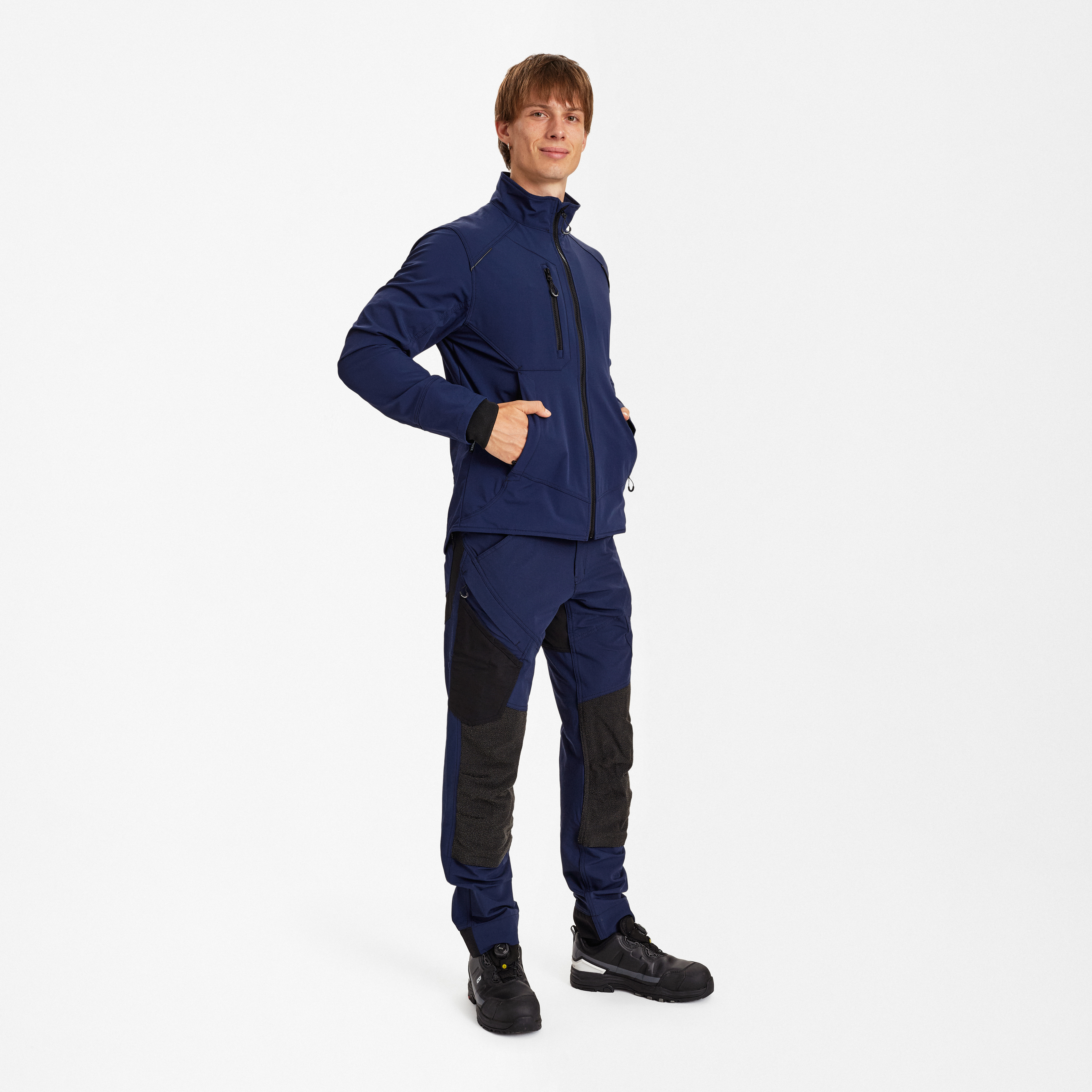 Engel Workwear X-treme arbejdsjakke med 4-vejs stræk - Blue Ink [165] / XS