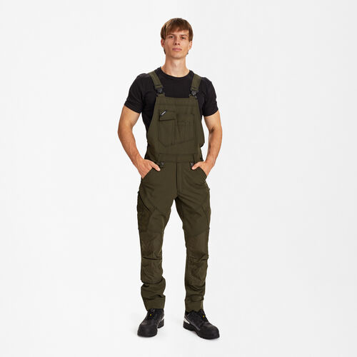Engel® Entire Arbeitsshorts mit 2-Wege-Stretch - Grün - Arbeitshosen