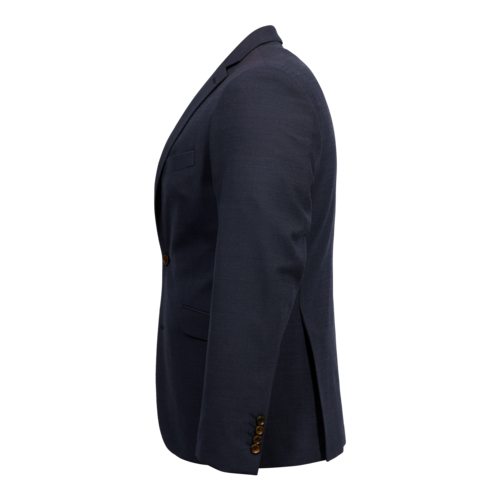 Uldblazer i Modern Fit - Navy
