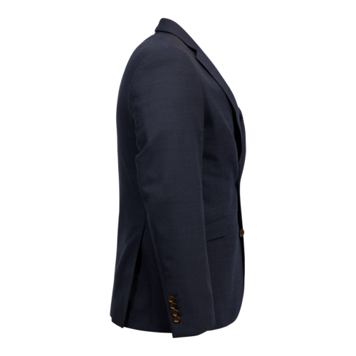 Uldblazer i Modern Fit - Navy