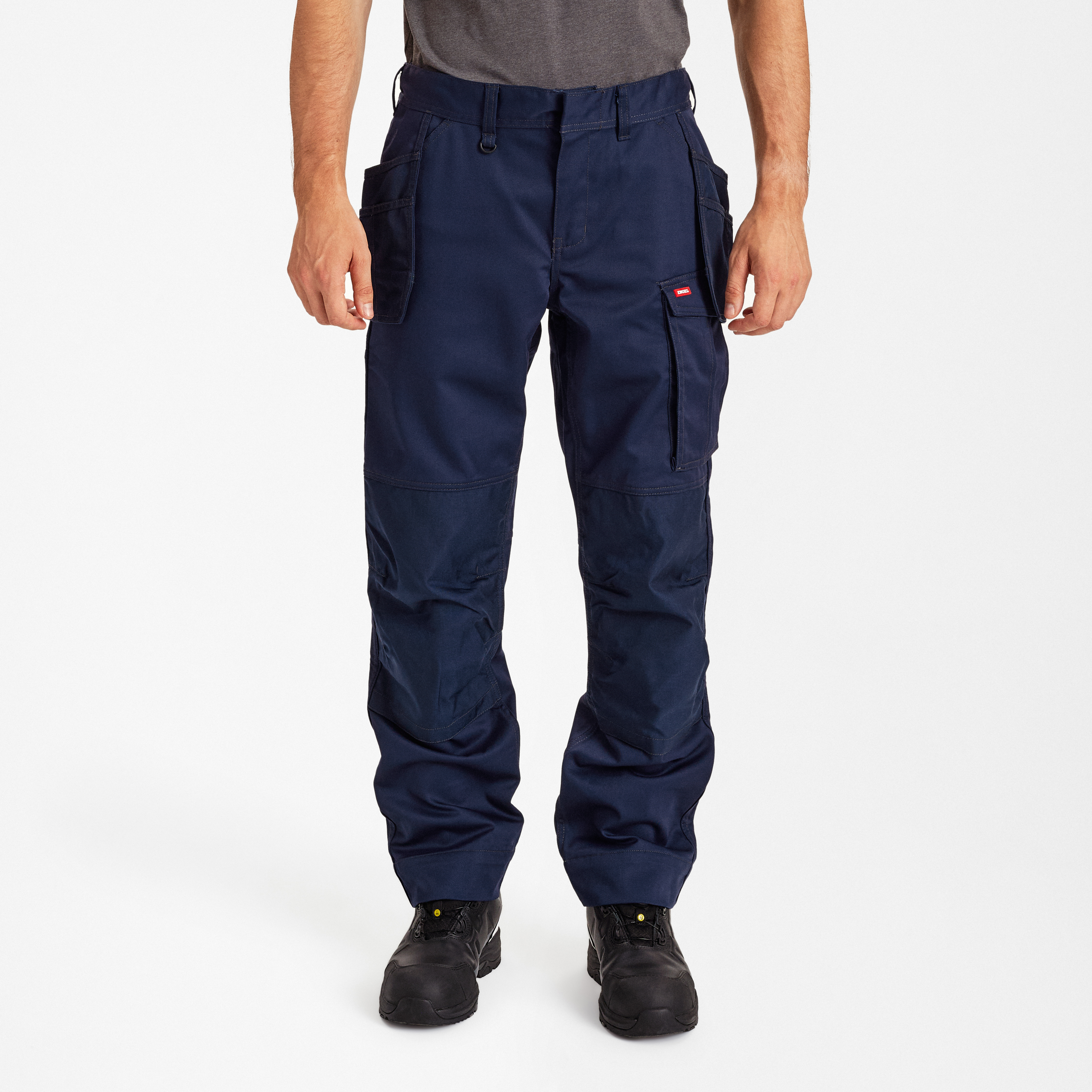 Engel Workwear Extend arbejdsbukser med hængelommer - Blue Ink [165] / K80