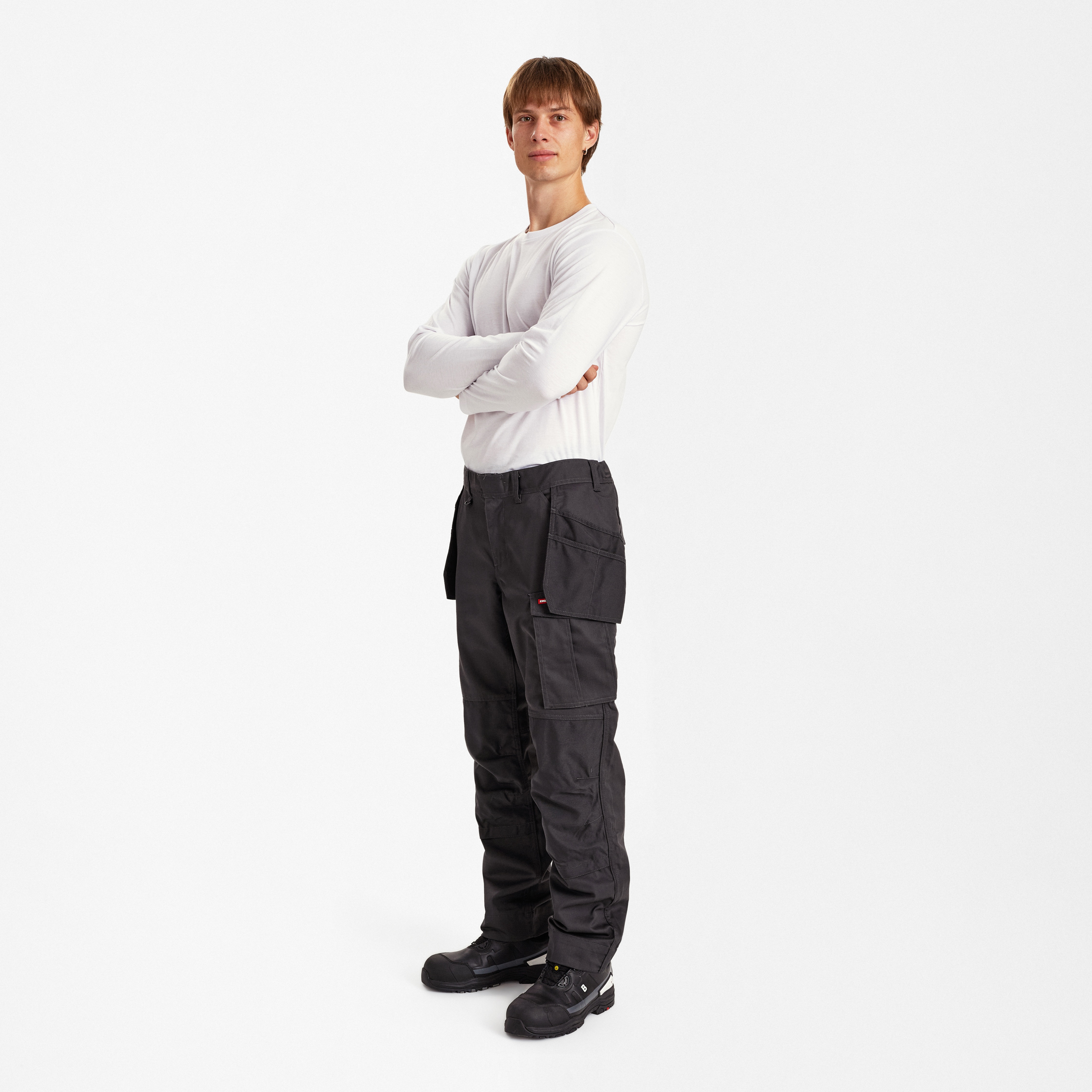 Engel Workwear Extend arbejdsbukser med hængelommer - Antrazitgrå [79] / K80