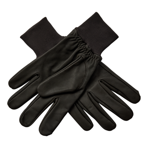 Leather Gloves - Wood, Deerhunter
