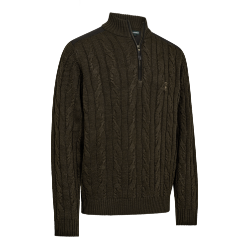 Randall 1/2-Zip Strickpullover - Art Green