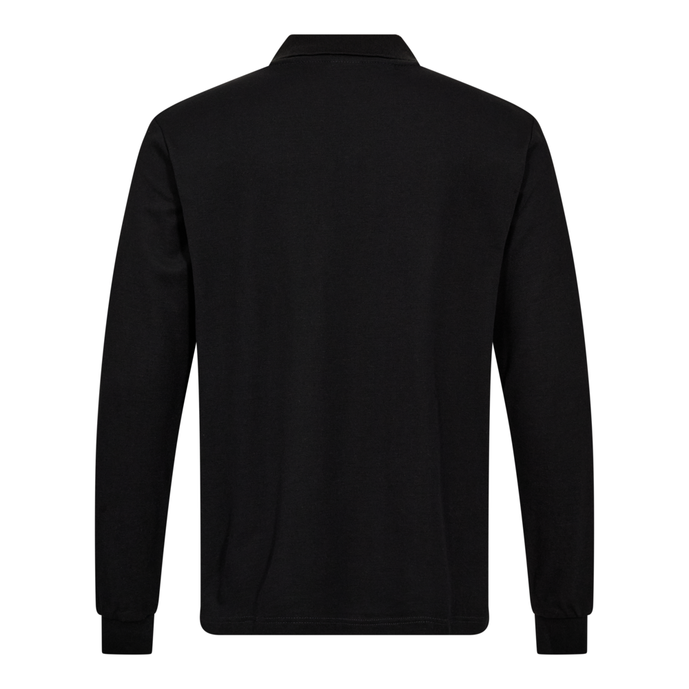 SAFETY+ Poloshirt – Schwarz (Rücken)