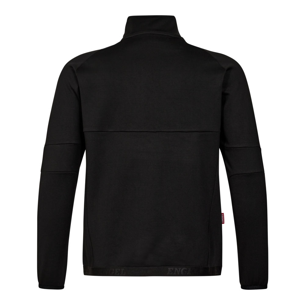 EXTEND Midlayer-Cardigan – Schwarz (Rücken)