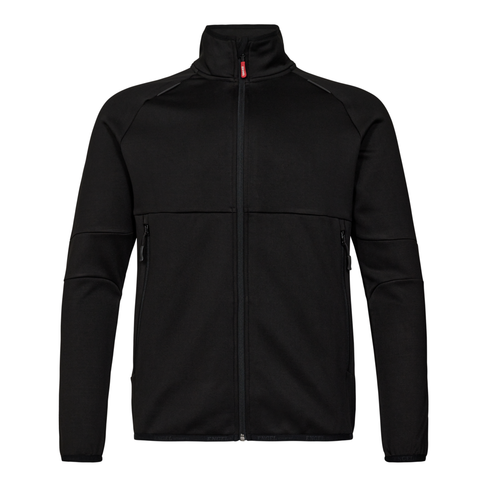 EXTEND Midlayer-Cardigan – Schwarz (Front)