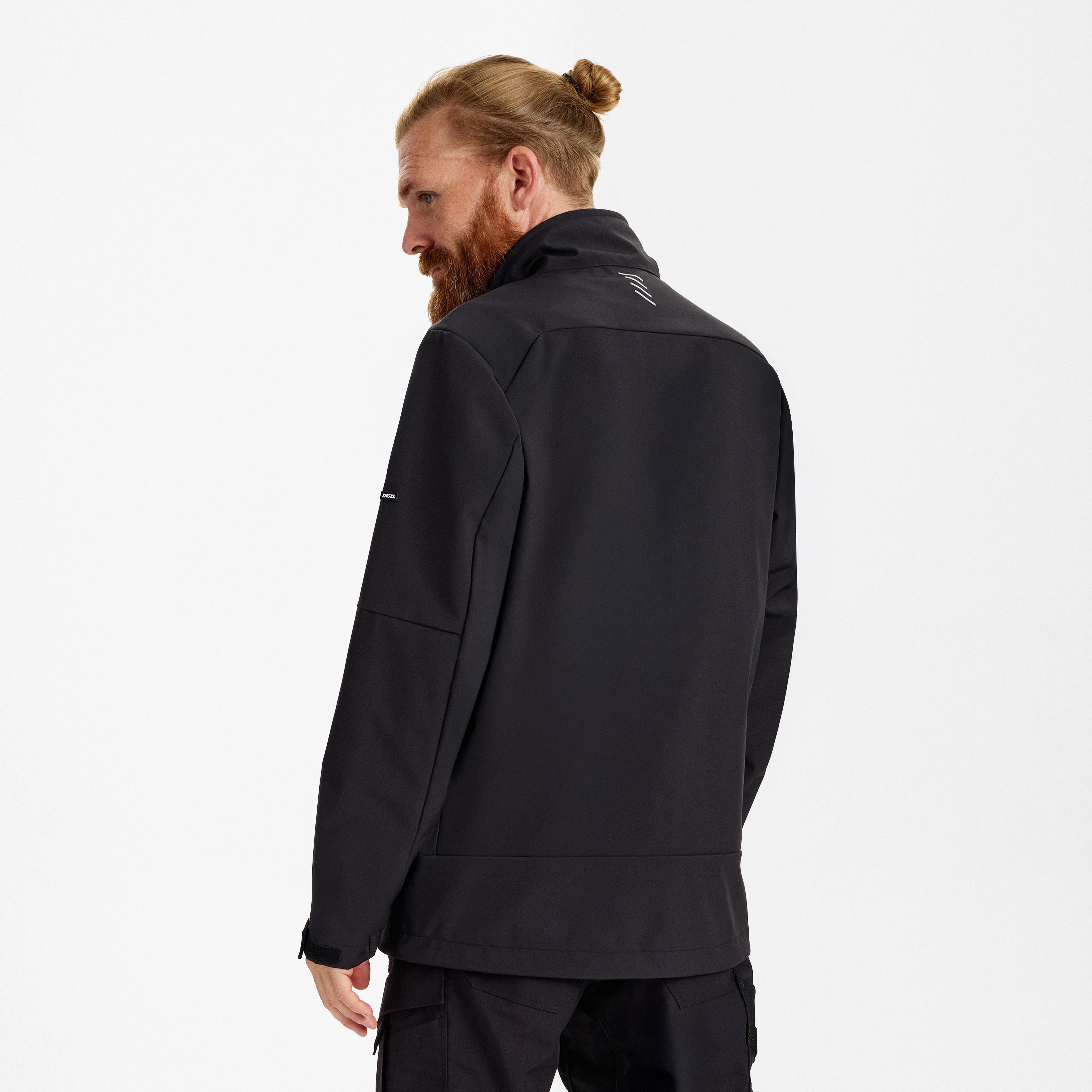 Engel Workwear Entire softshelljakke - Sort [20] / XS