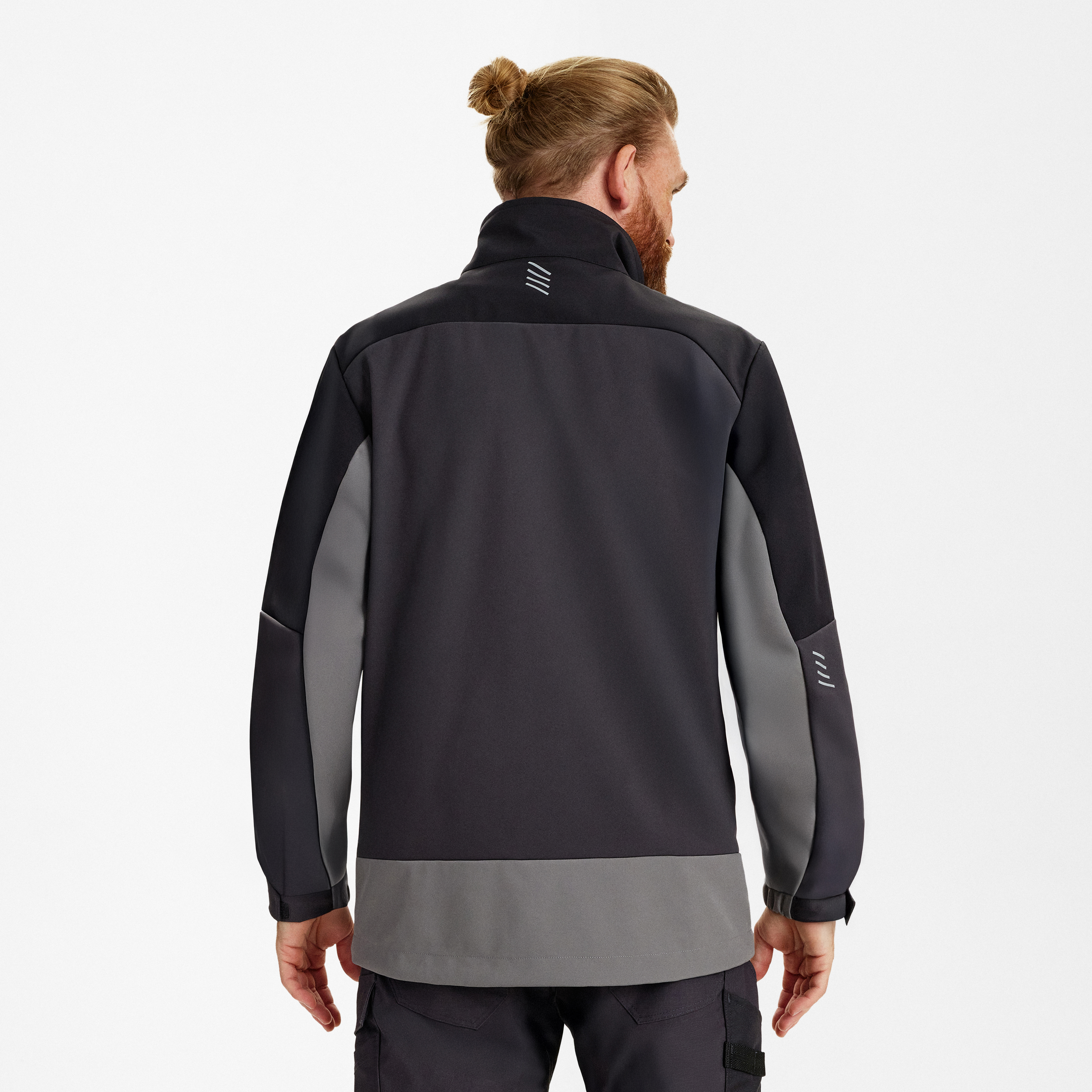 Engel Workwear Entire softshelljakke - Antrazitgrå/Sort [7920] / XS