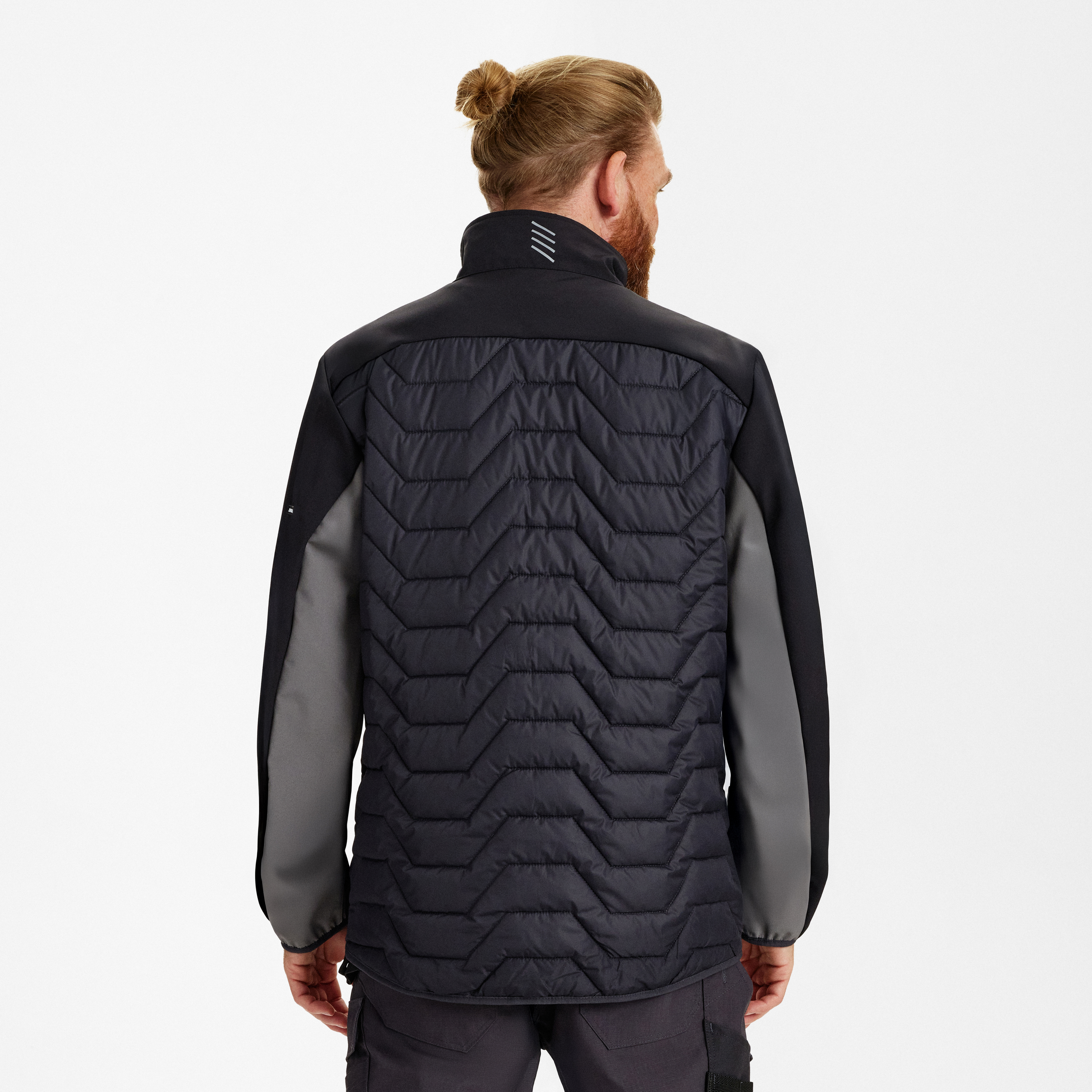 Engel Workwear Entire quiltet jakke - Antrazitgrå/Sort [7920] / XS