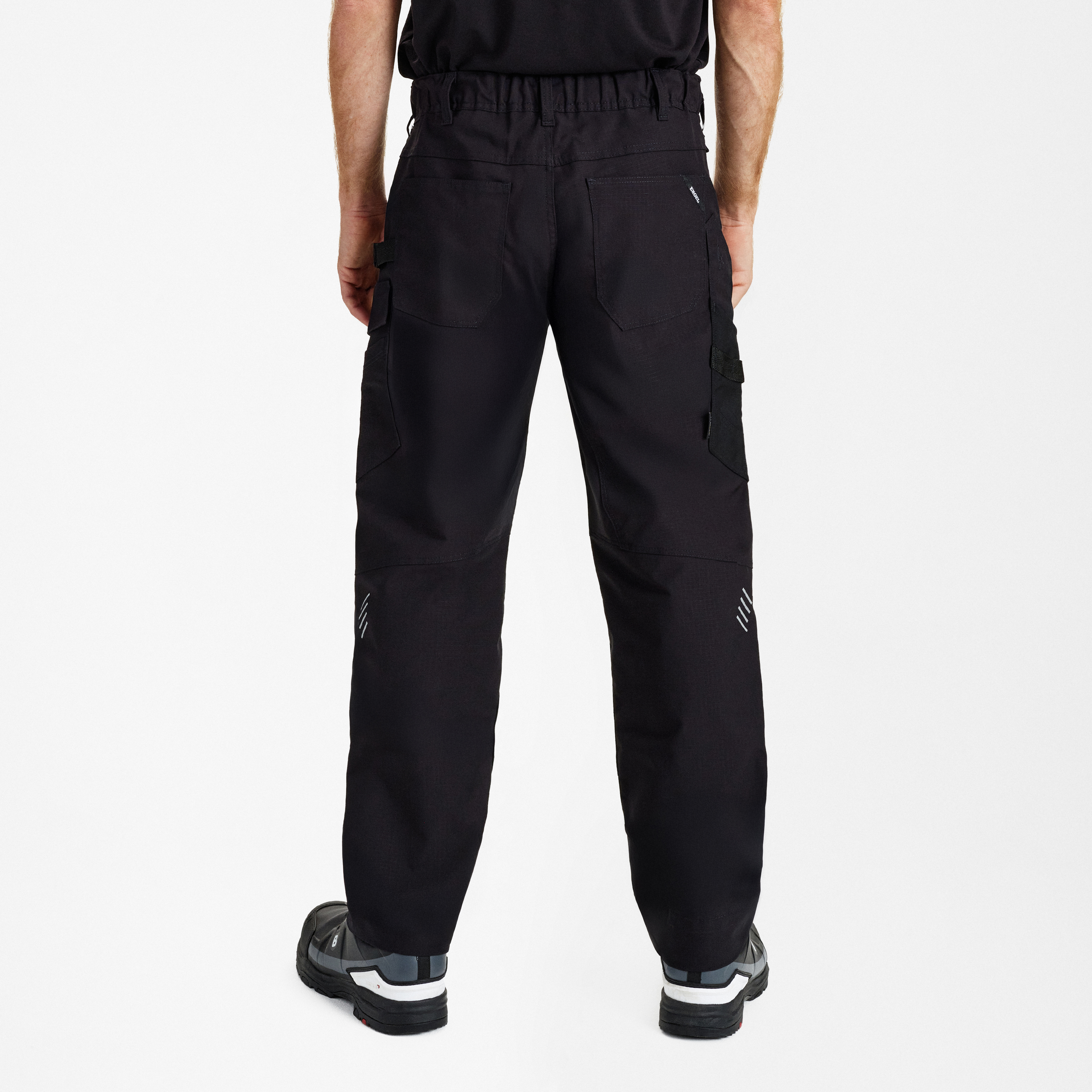 Engel Workwear Entire arbejdsbukser med 2-vejs stræk - Sort [20] / K80