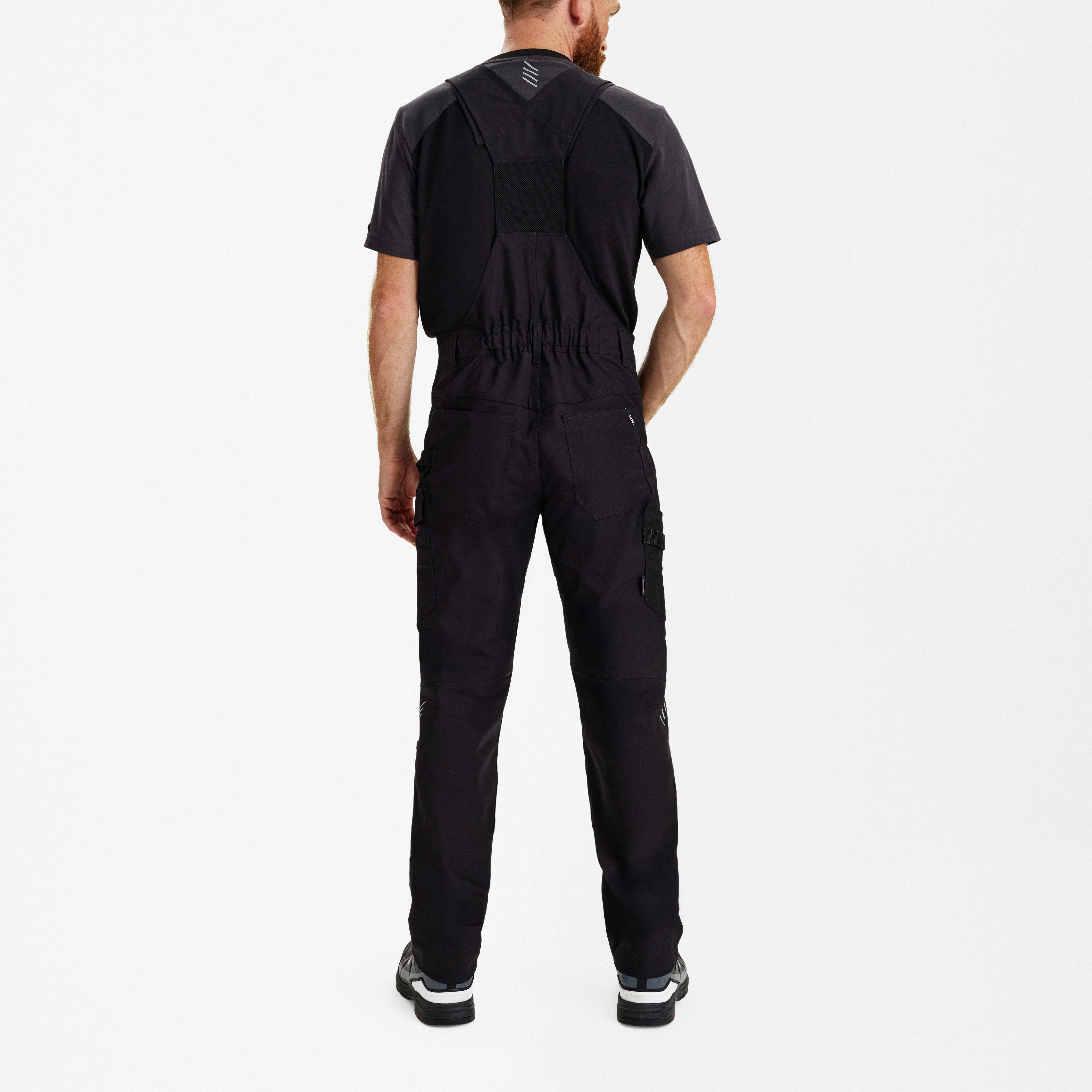 Engel Workwear Entire overall med 2-vejs stræk - Sort [20] / K80