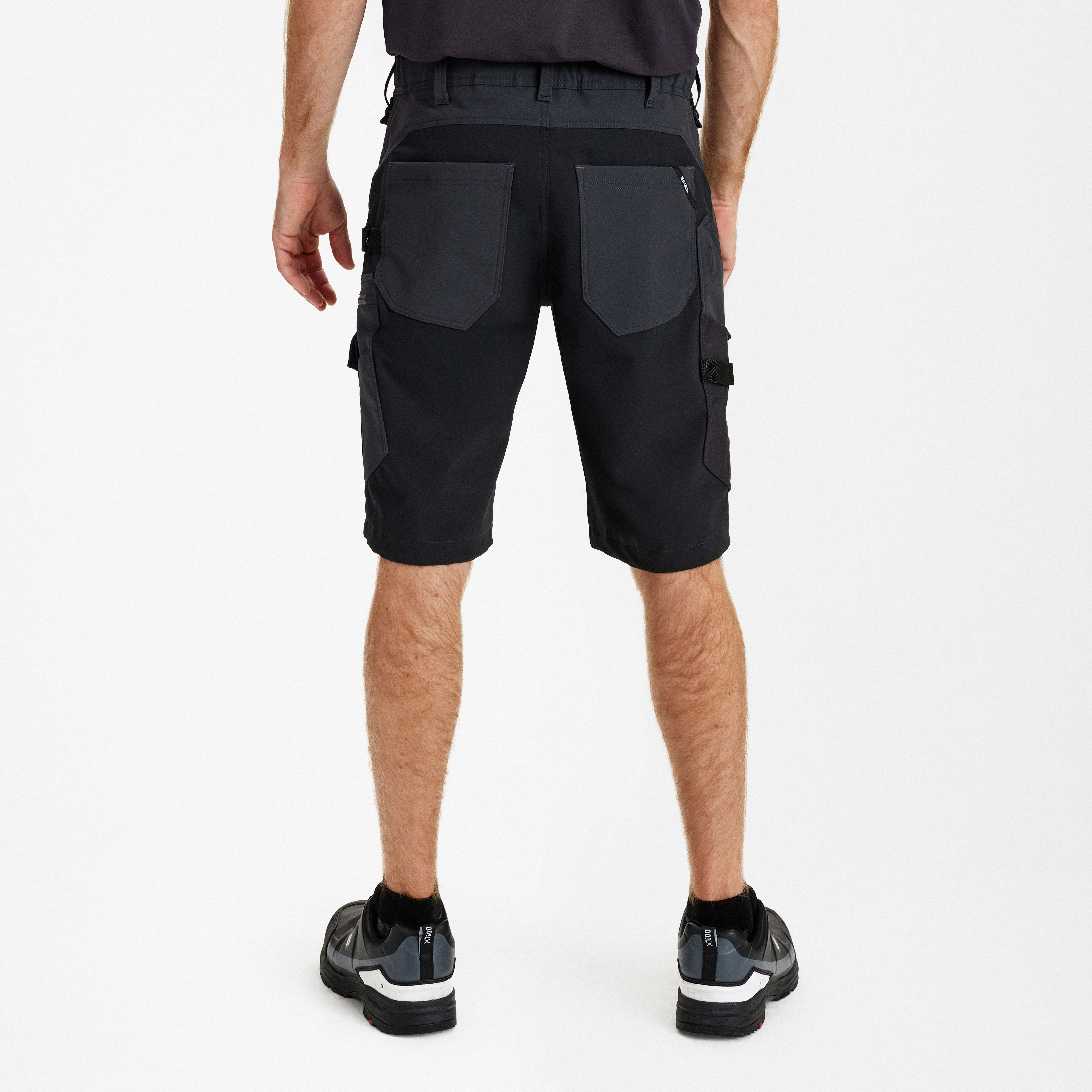 Engel Workwear Entire arbejdsshorts med 4-vejs stræk - Antrazitgrå/Sort [7920] / 72