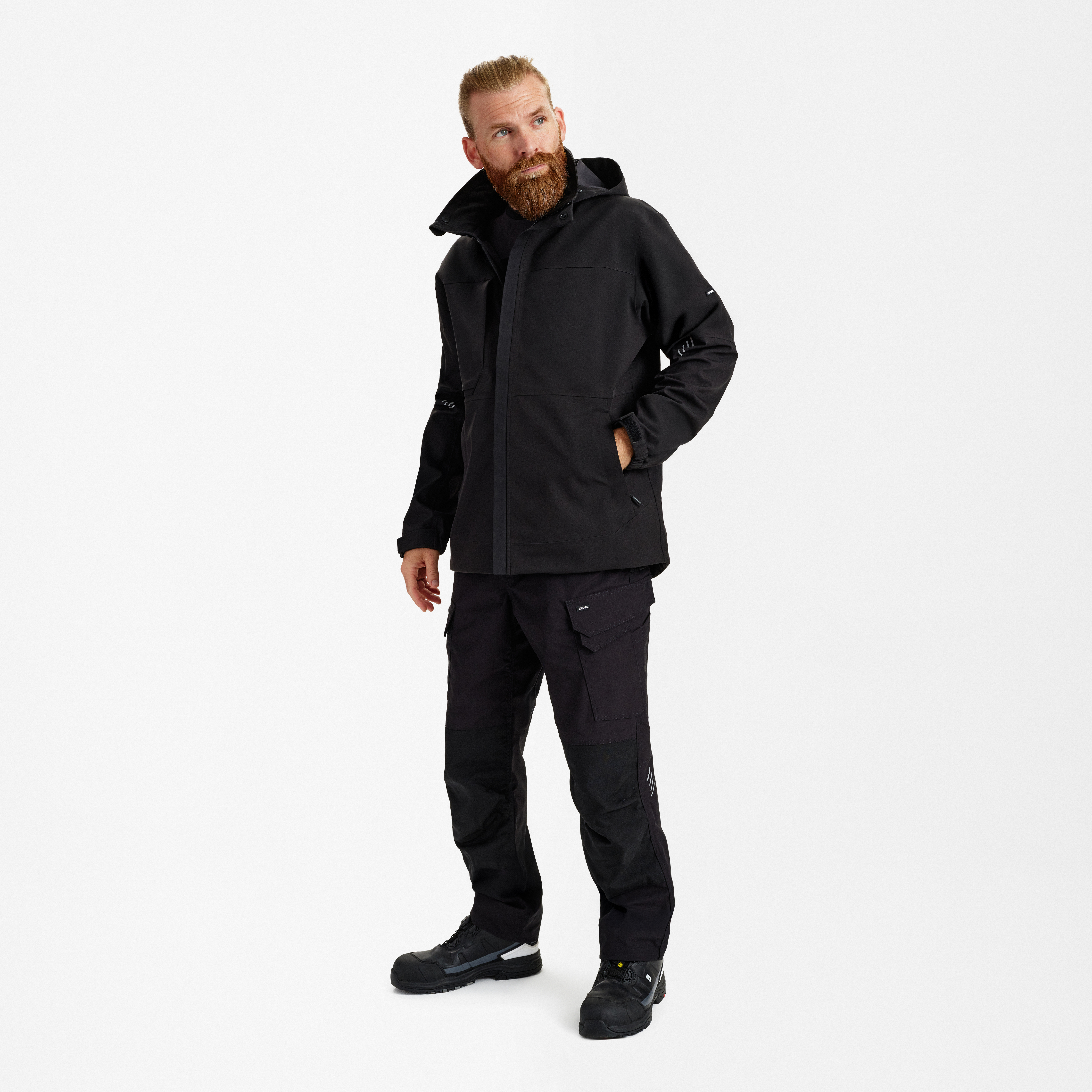 Engel Workwear Entire skaljakke - Sort [20] / XS
