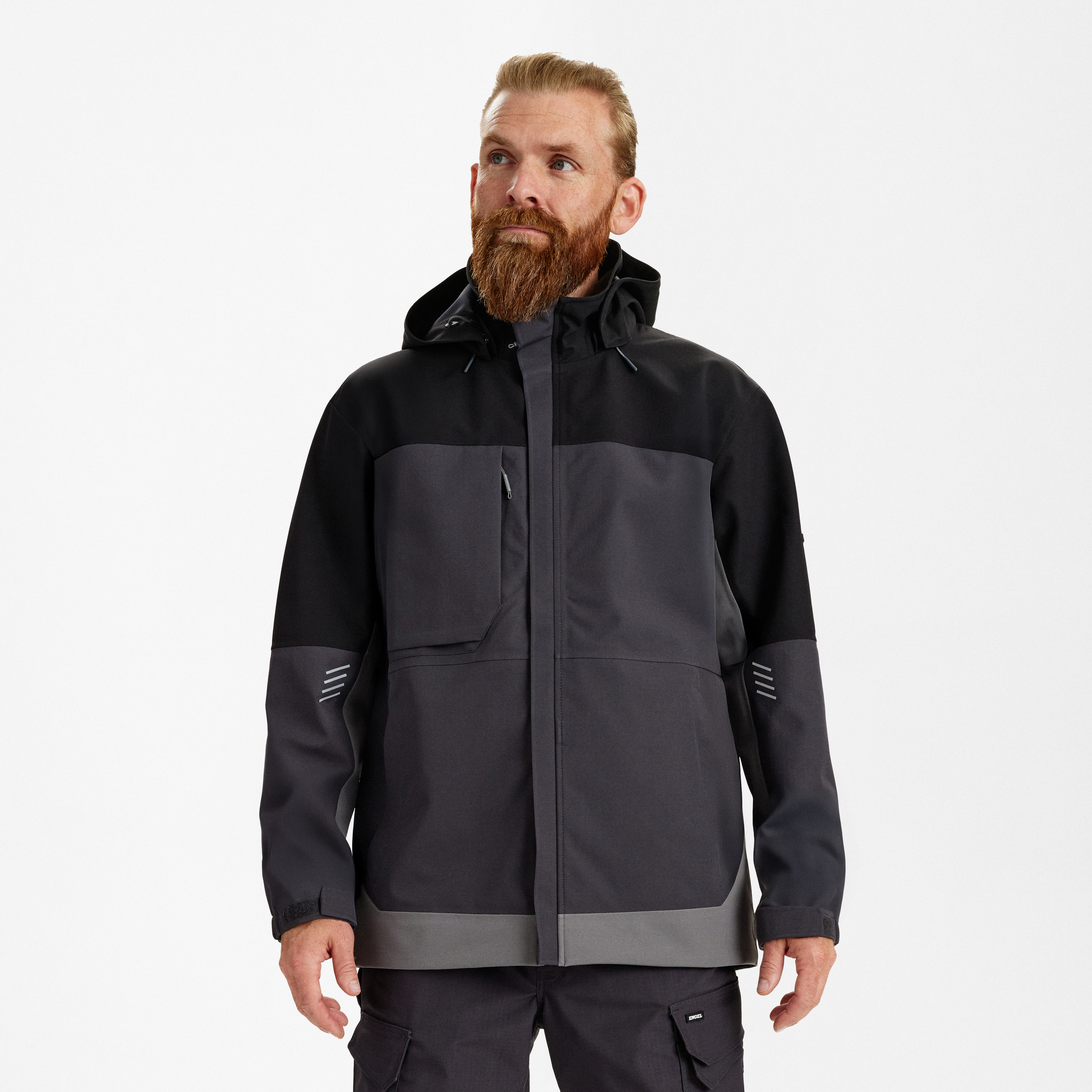 Engel Workwear Entire skaljakke - Antrazitgrå/Sort [7920] / XS