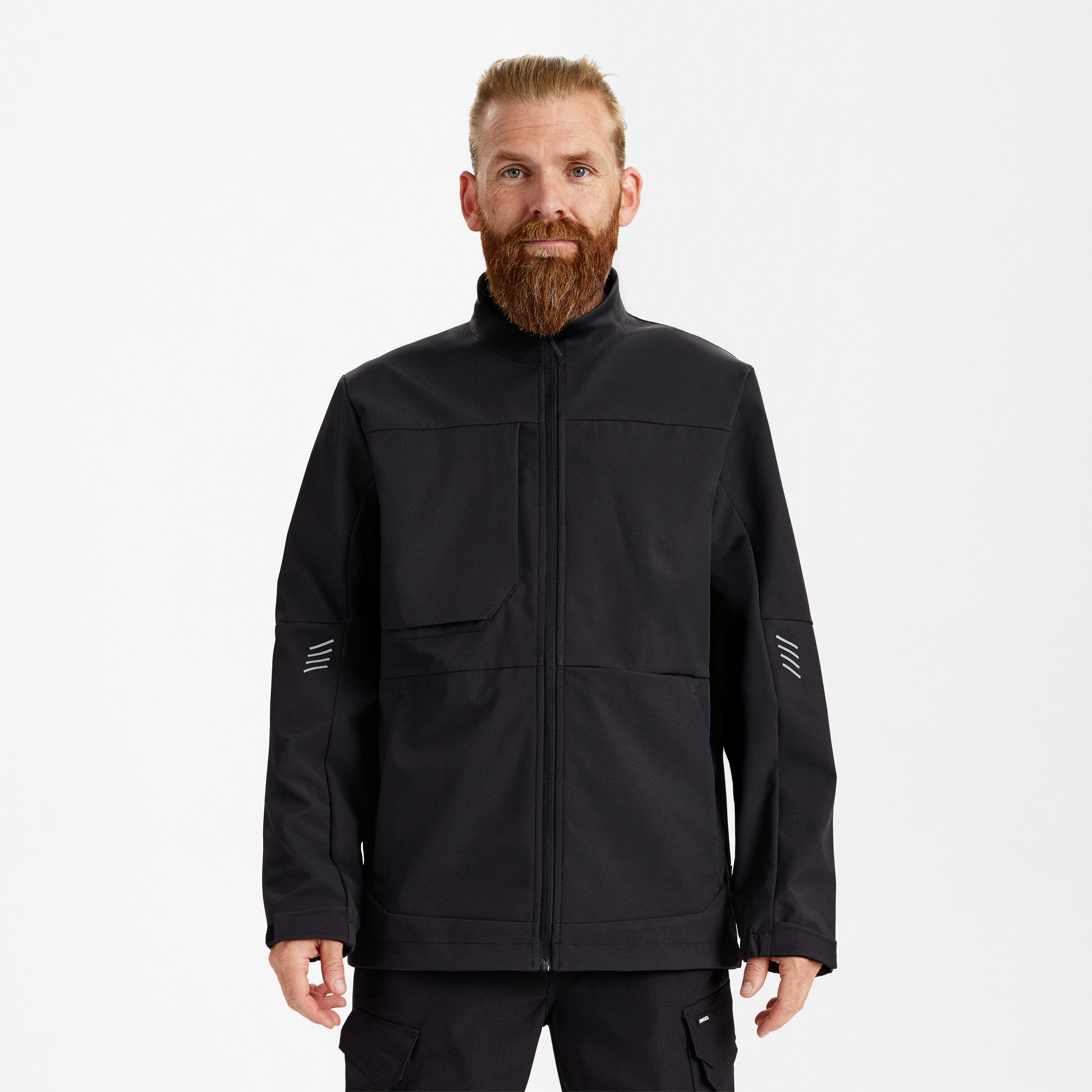 Engel Workwear Entire softshelljakke - Sort [20] / XS