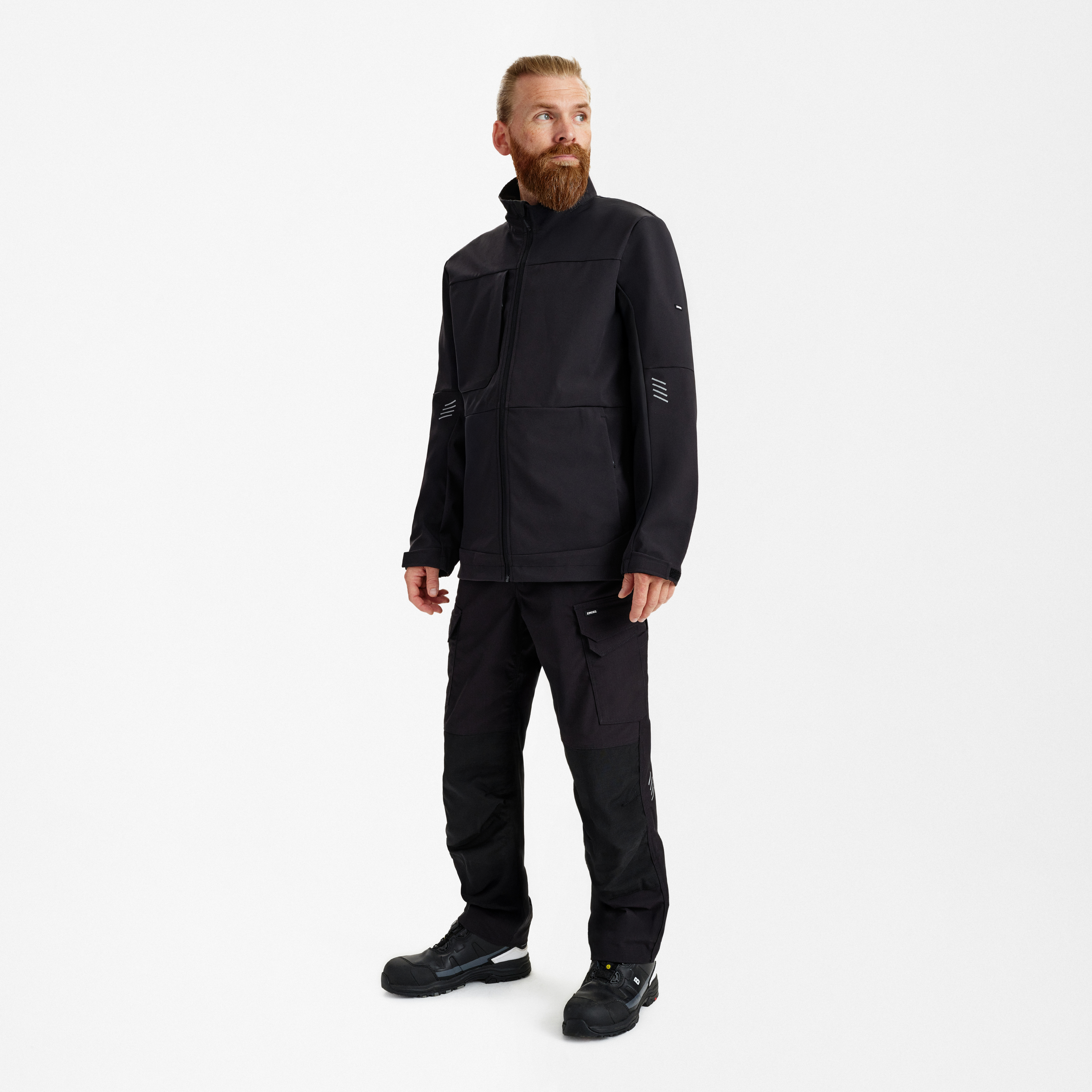 Engel Workwear Entire softshelljakke - Sort [20] / XS