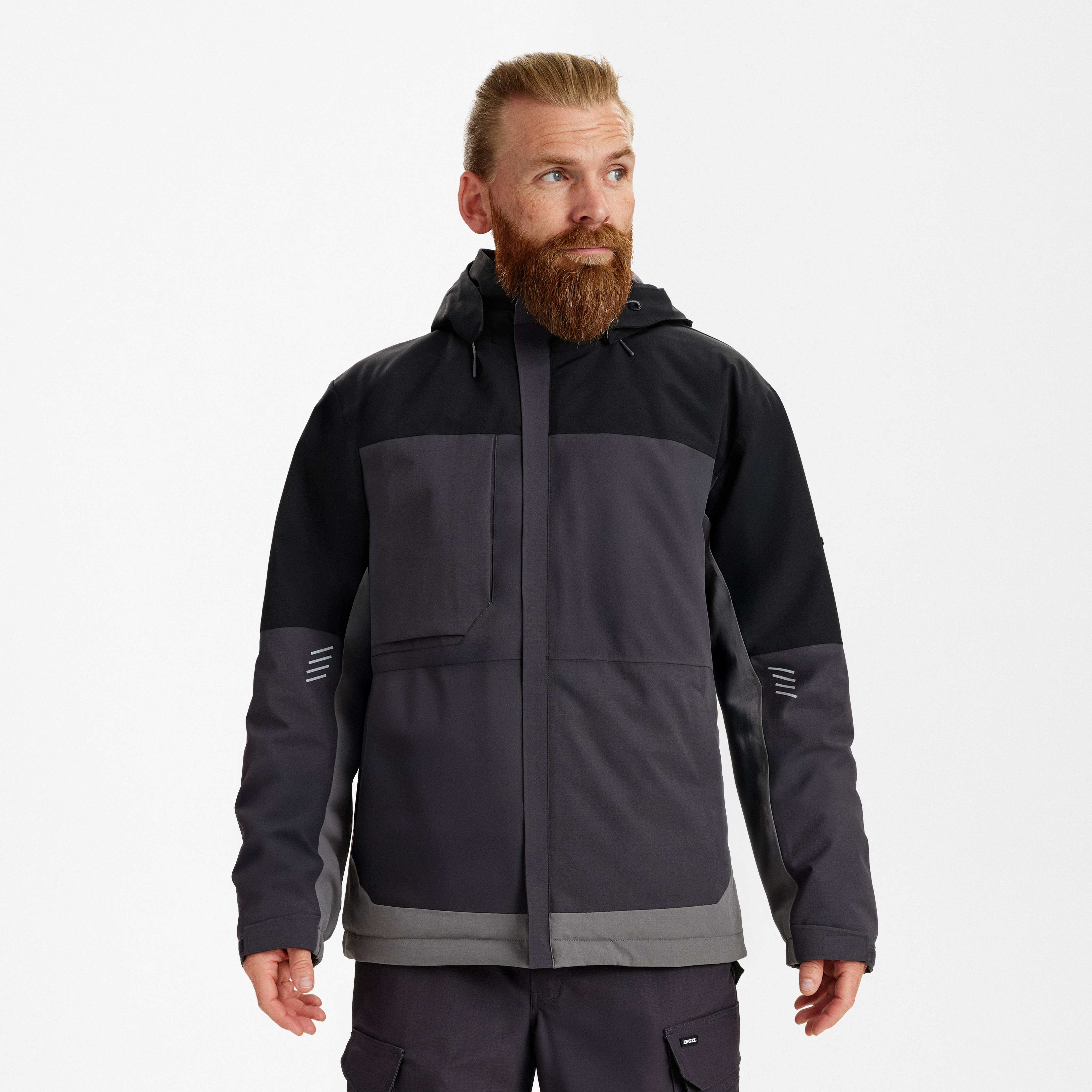 Engel Workwear Entire vinterjakke - Antrazitgrå/Sort [7920] / XS
