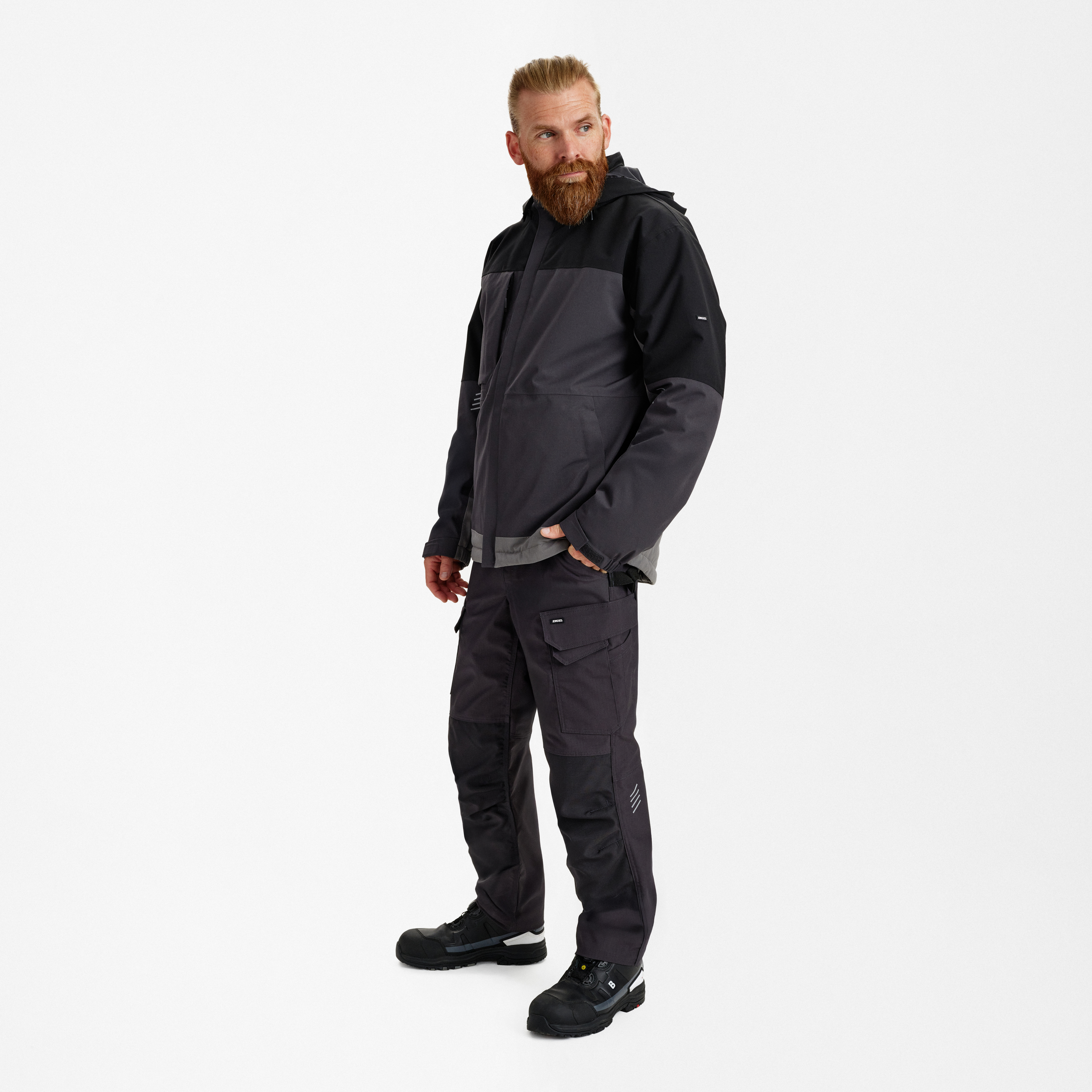 Engel Workwear Entire vinterjakke - Antrazitgrå/Sort [7920] / XS