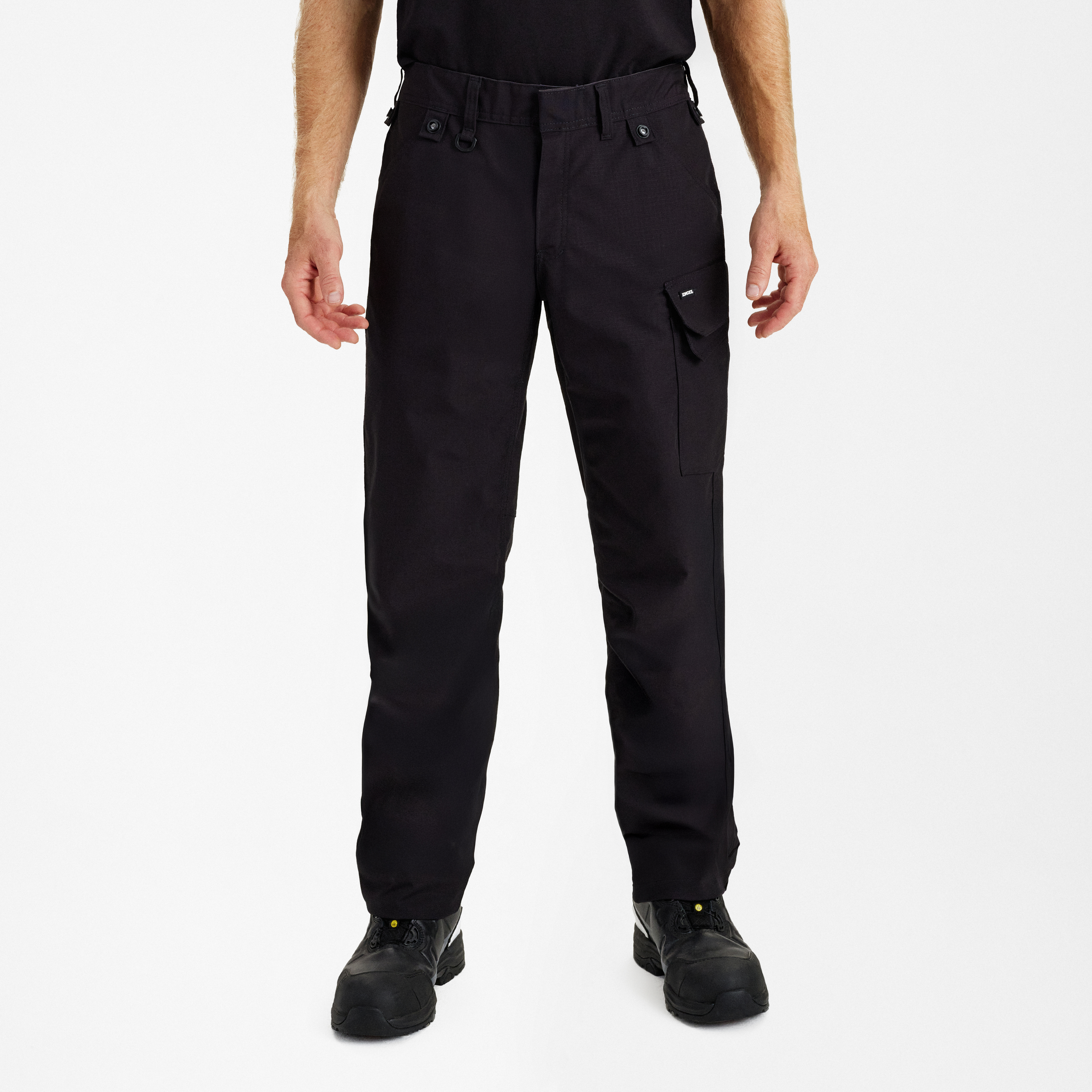 Engel Workwear Entire servicebukser med 2-vejs stræk - Sort [20] / K80