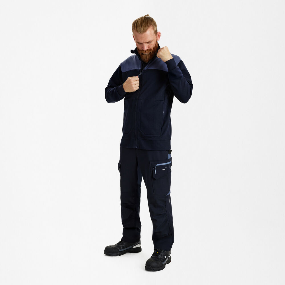 Pulover z ovratnikom – Deep Blue / Dark Sea