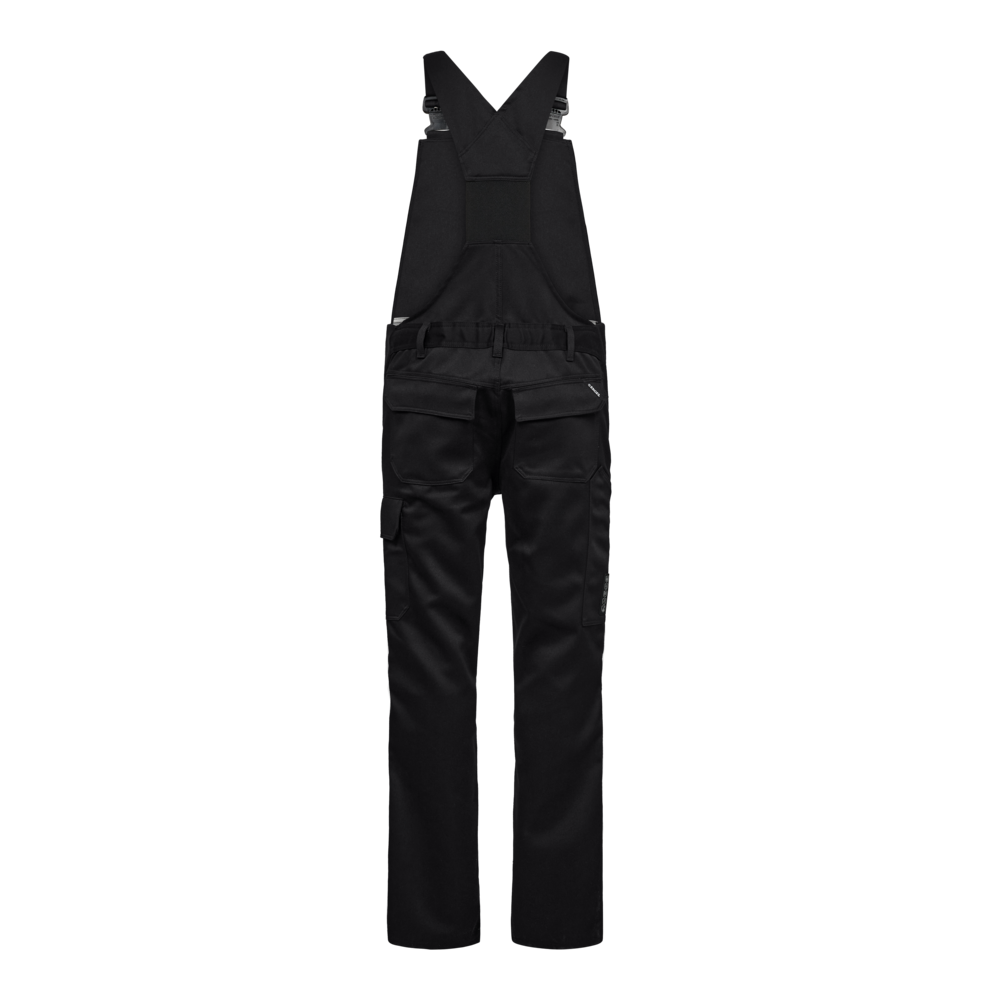 SAFETY+ Latzhose – Schwarz (Rücken)
