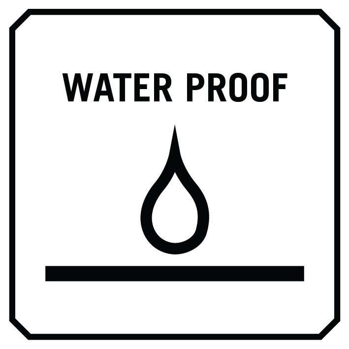 100% waterproof