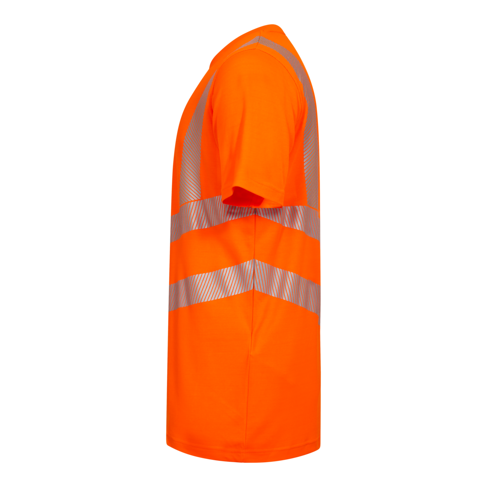 SAFETY T-Shirt – Warnorange (Seite links)