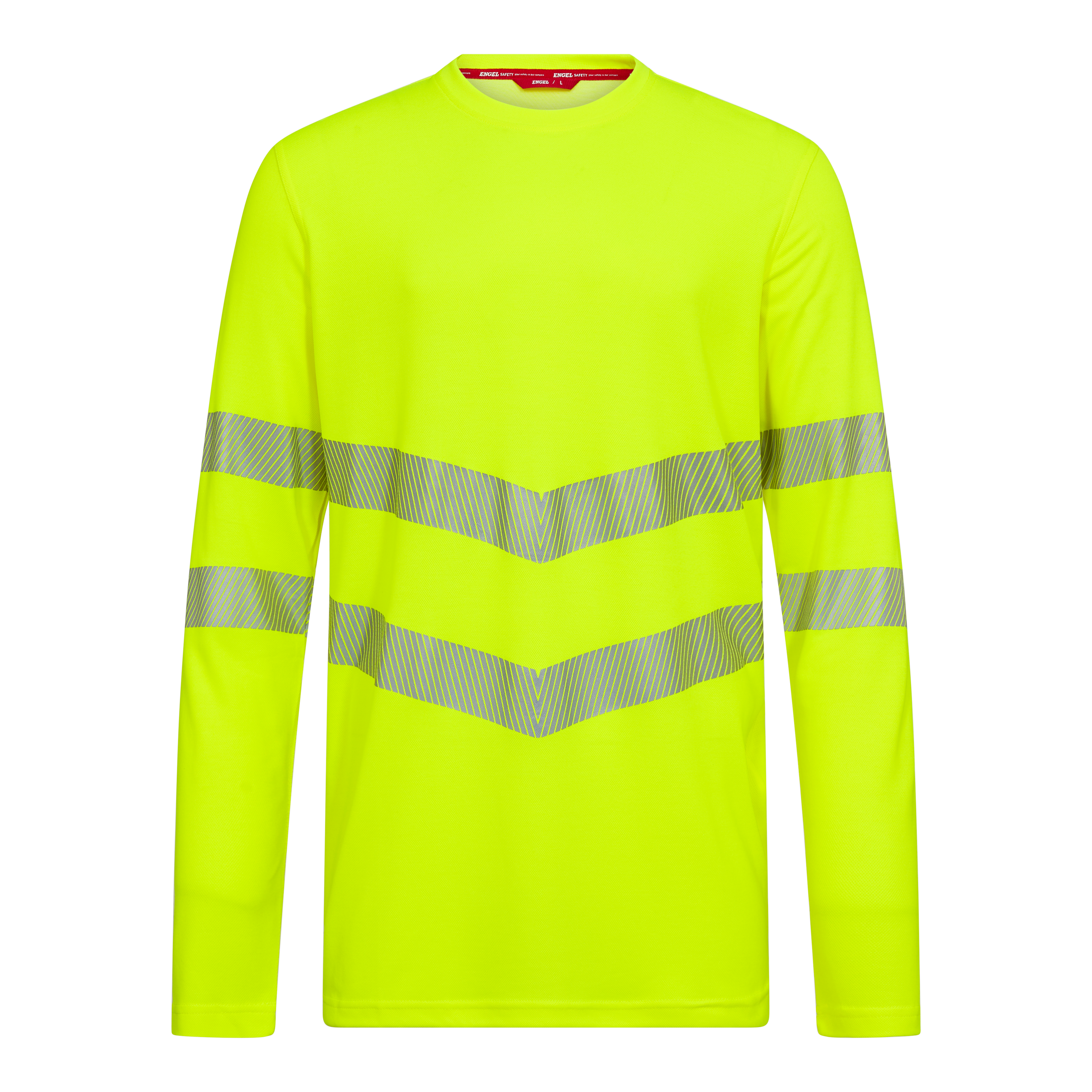 Engel Workwear Safety langærmet T-shirt - Gul [38] / XS