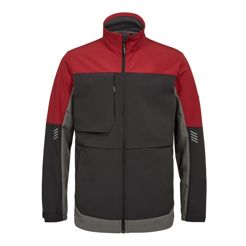 Softshell jakna – Anthracite Grey / Flame