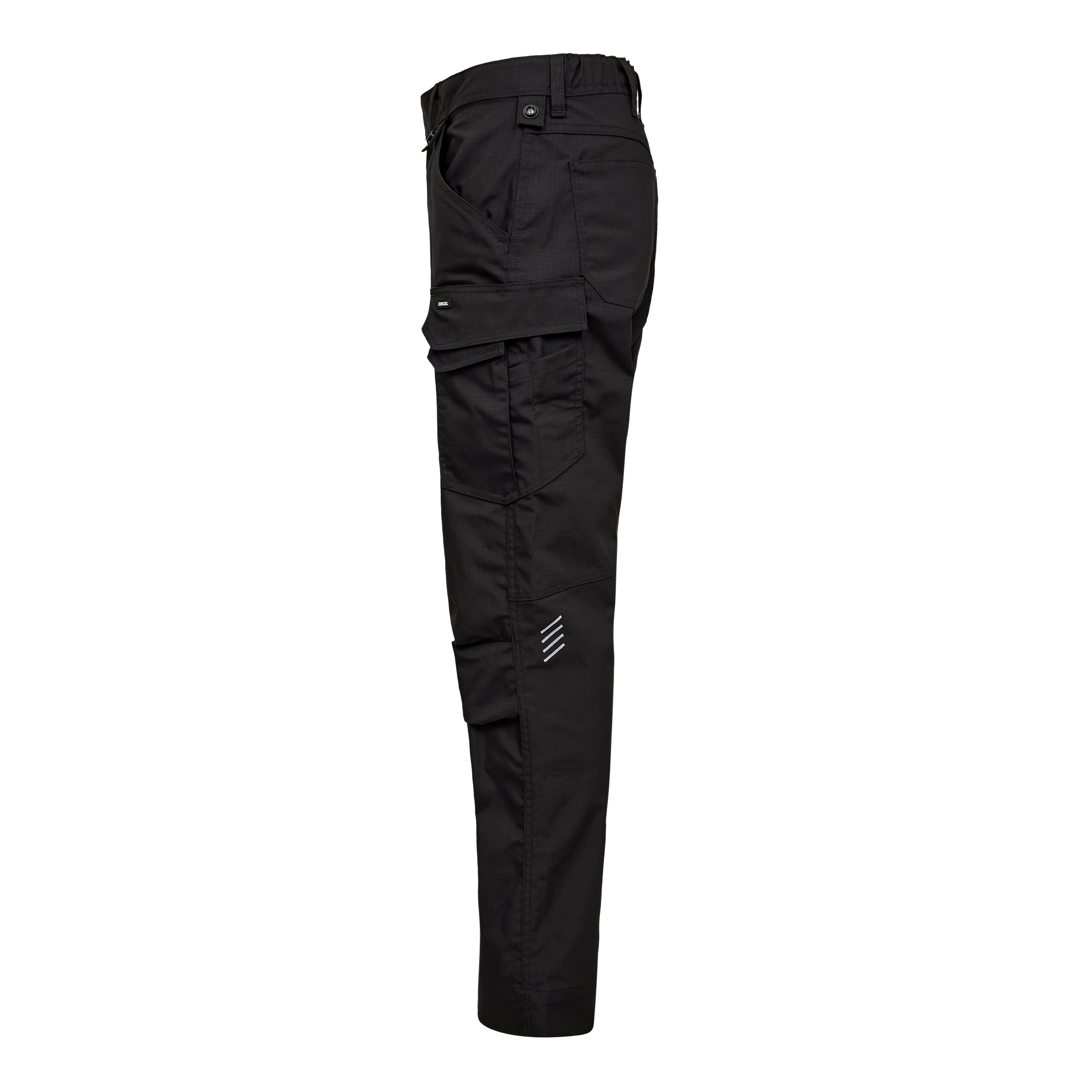 Engel Workwear Entire dame servicebukser med 2-vejs stræk - Sort [20] / 34