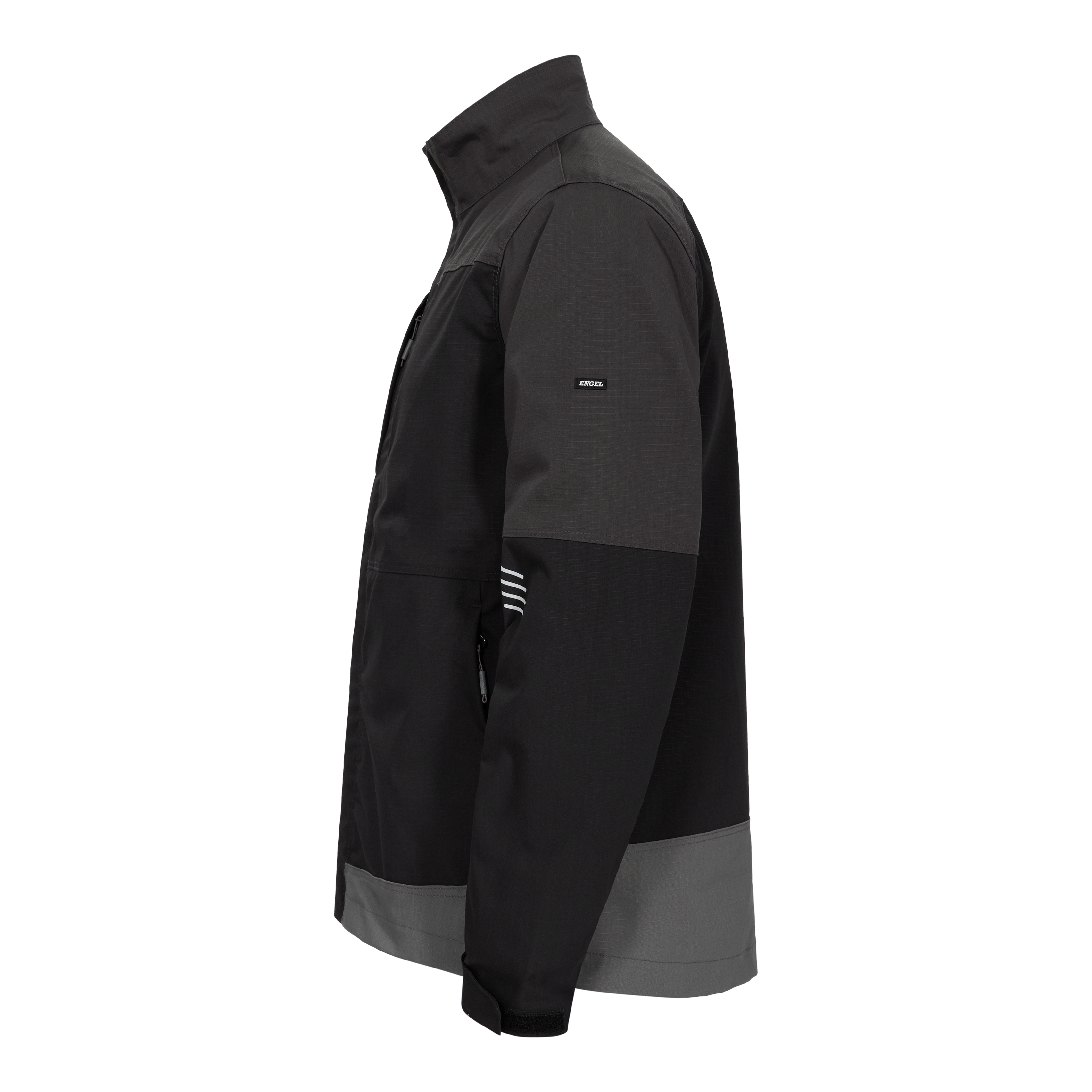 Engel Workwear Entire arbejdsjakke med 2-vejs stræk - Sort/Antrazitgrå [2079] / XS
