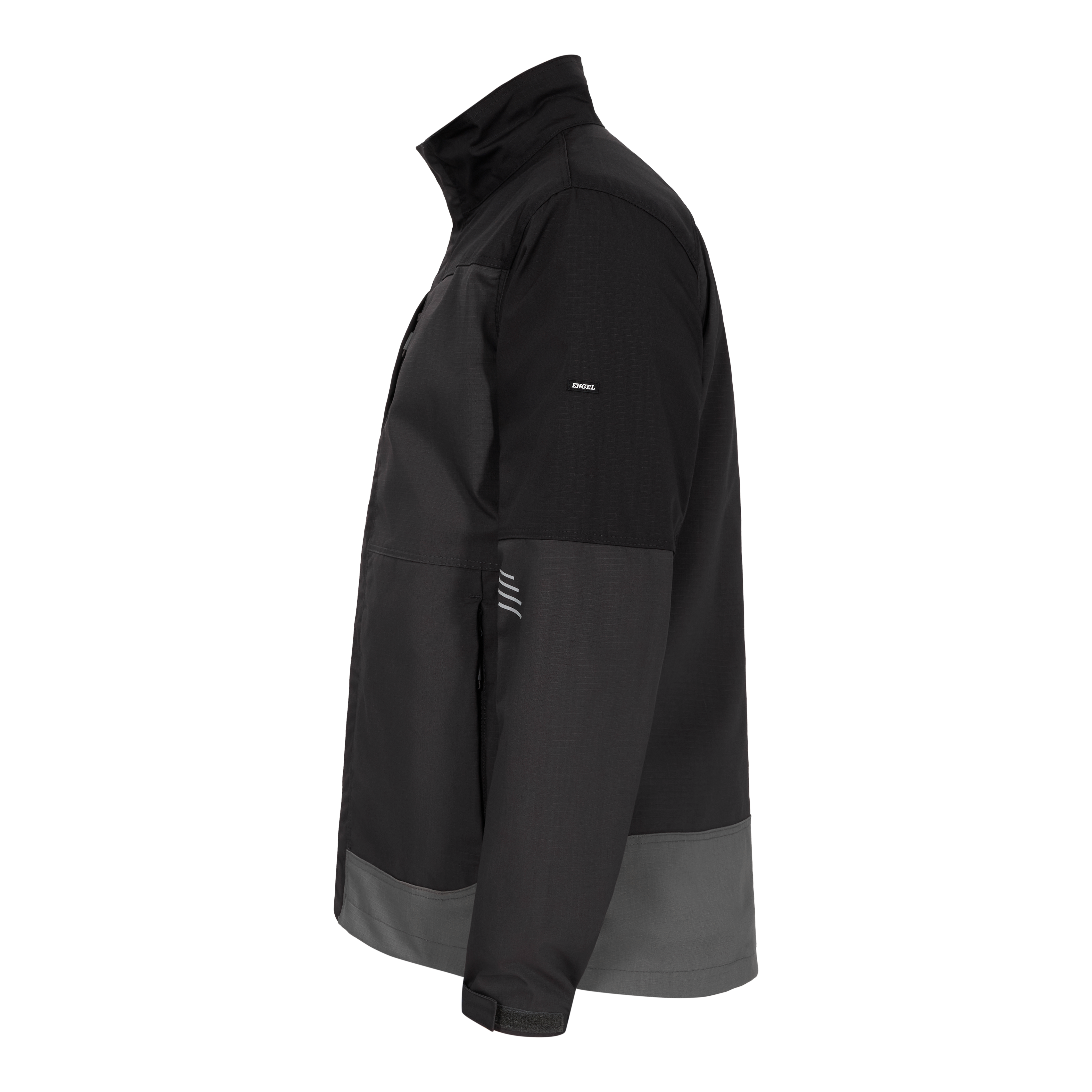 Engel Workwear Entire arbejdsjakke med 2-vejs stræk - Antrazitgrå/Sort [7920] / XS