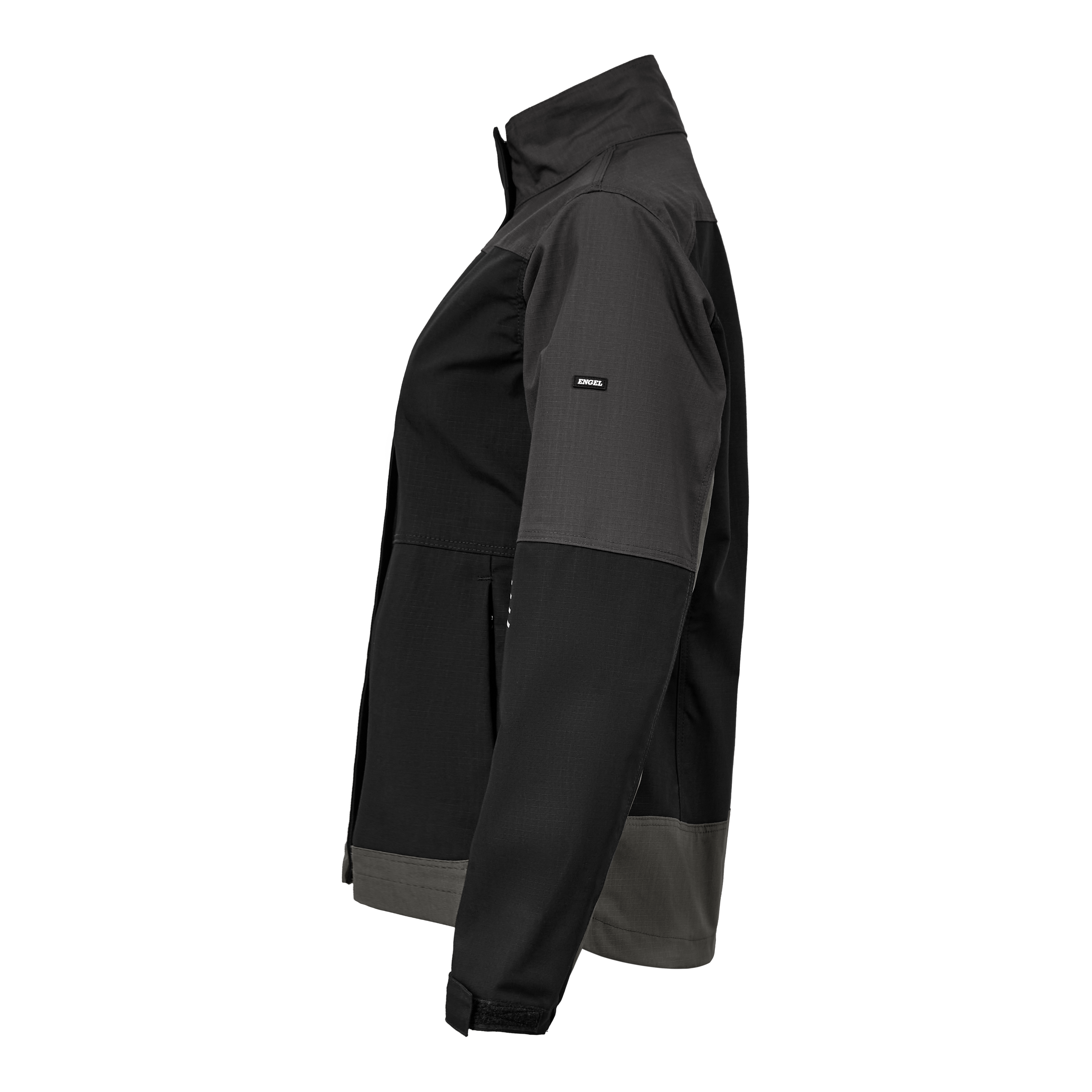 Engel Workwear Entire dame arbejdsjakke med 2-vejs stræk - Sort/Antrazitgrå [2079] / XS