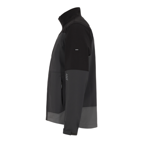 Entire Work Jacket with 4-way stretch - Anthracite Grey / Black