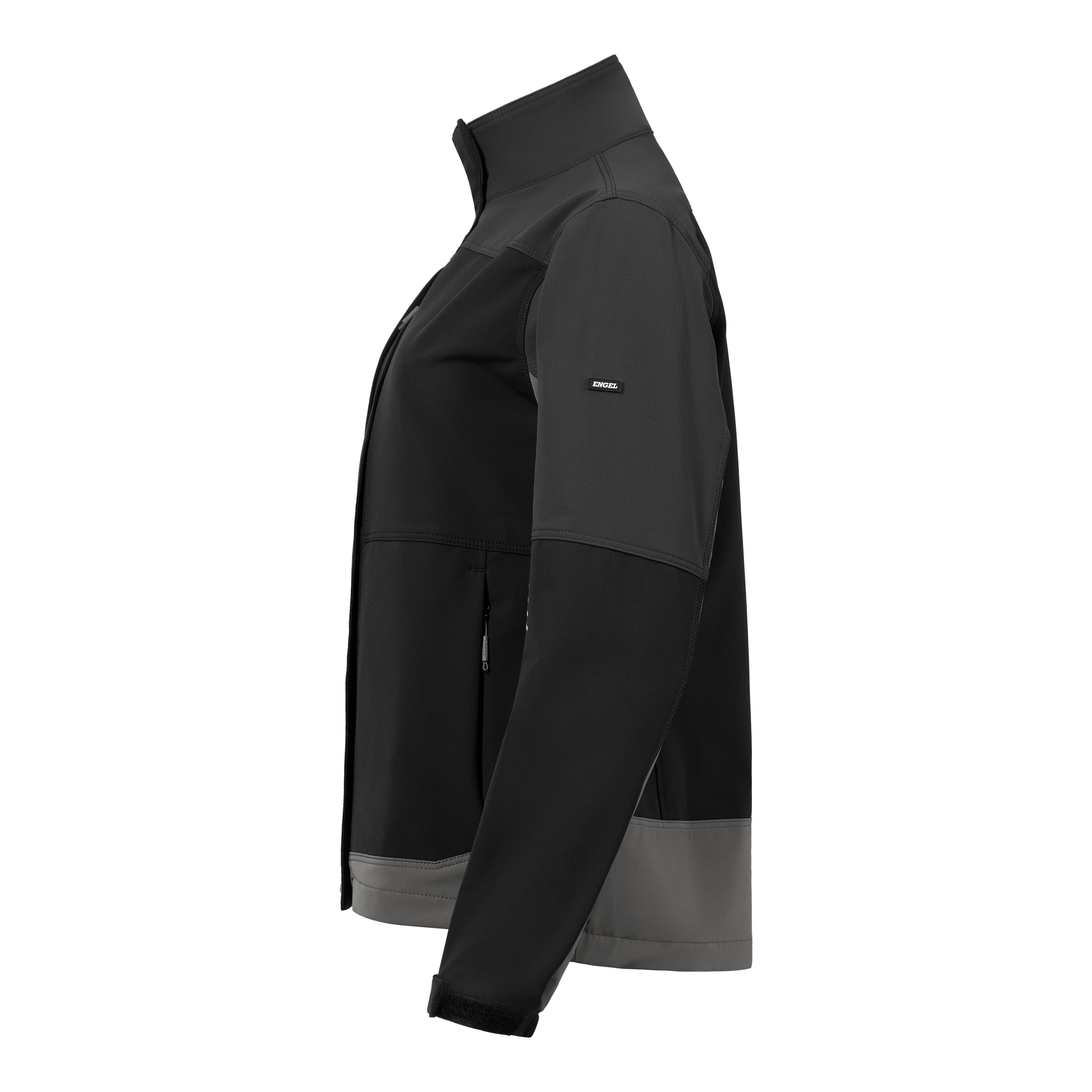 Engel Workwear Entire dame arbejdsjakke med 4-vejs stræk - Sort/Antrazitgrå [2079] / XS