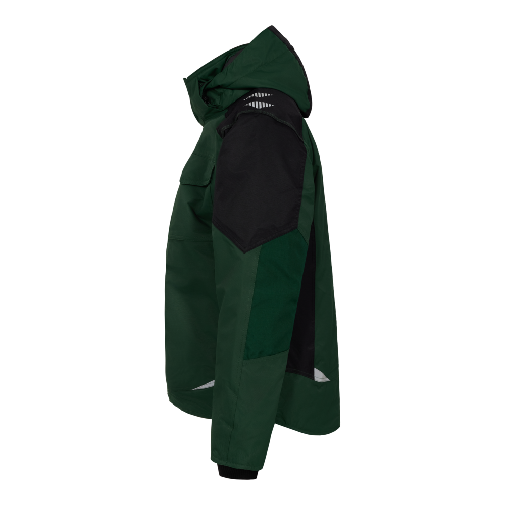 GALAXY Winterjacke – Grün / Schwarz (Seite links)