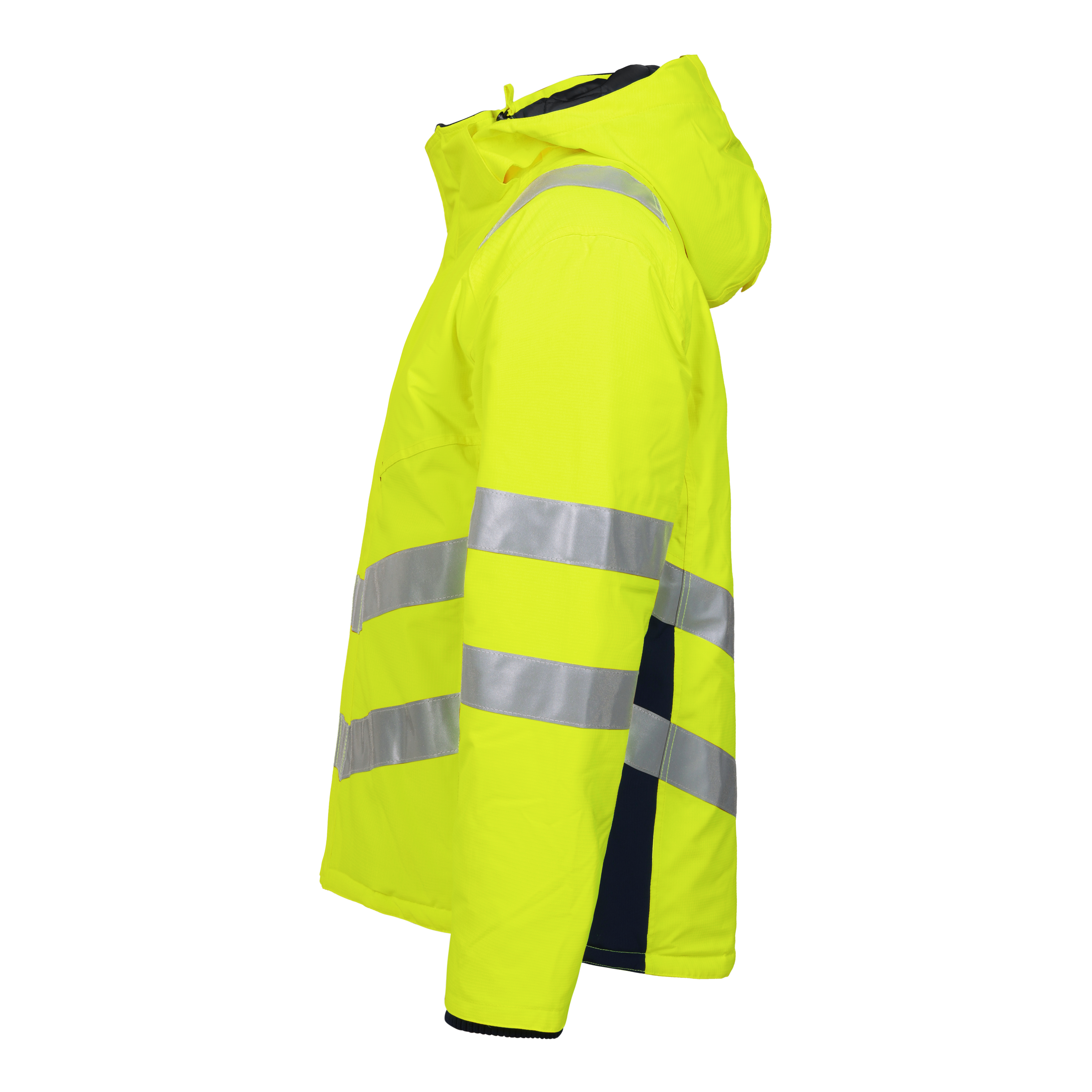 Engel Workwear Safety vinterjakke - Gul/Blue Ink [38165] / XS