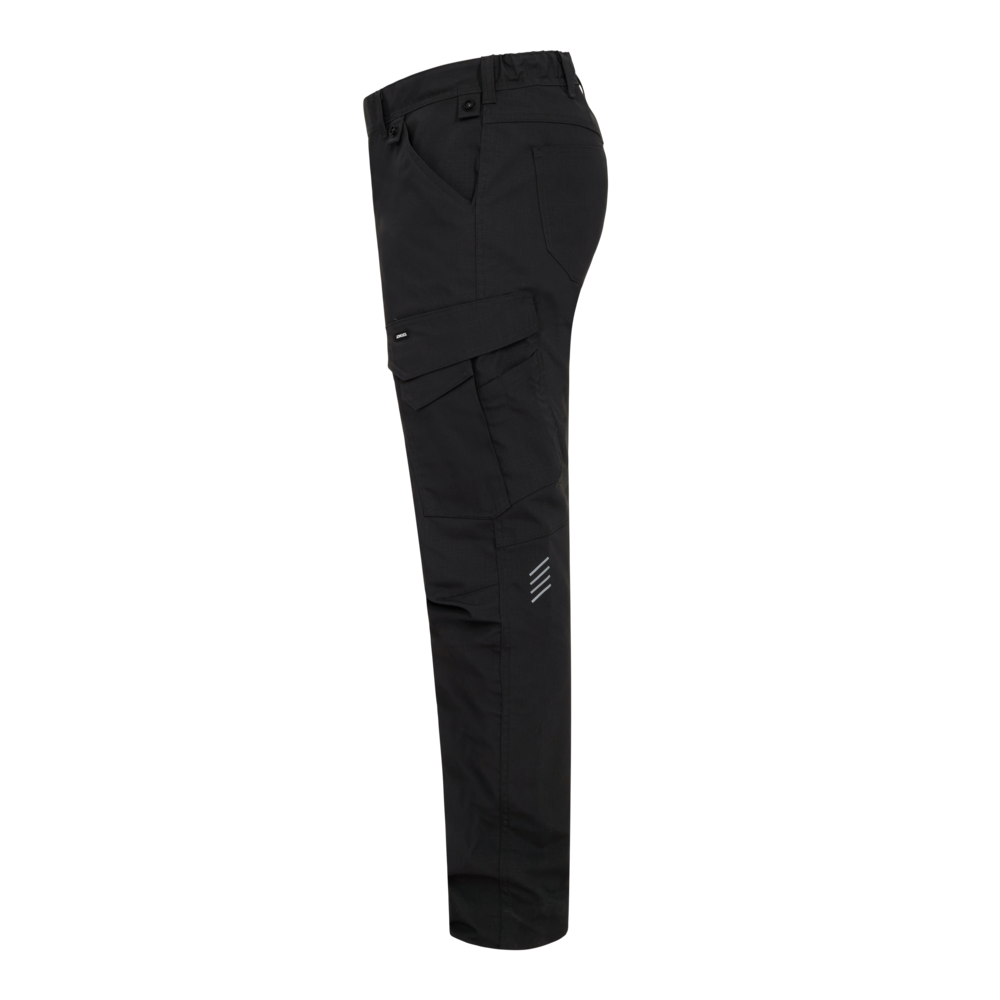 ENTIRE Servicehose mit 2-Wege-Stretch – Schwarz (Seite links)