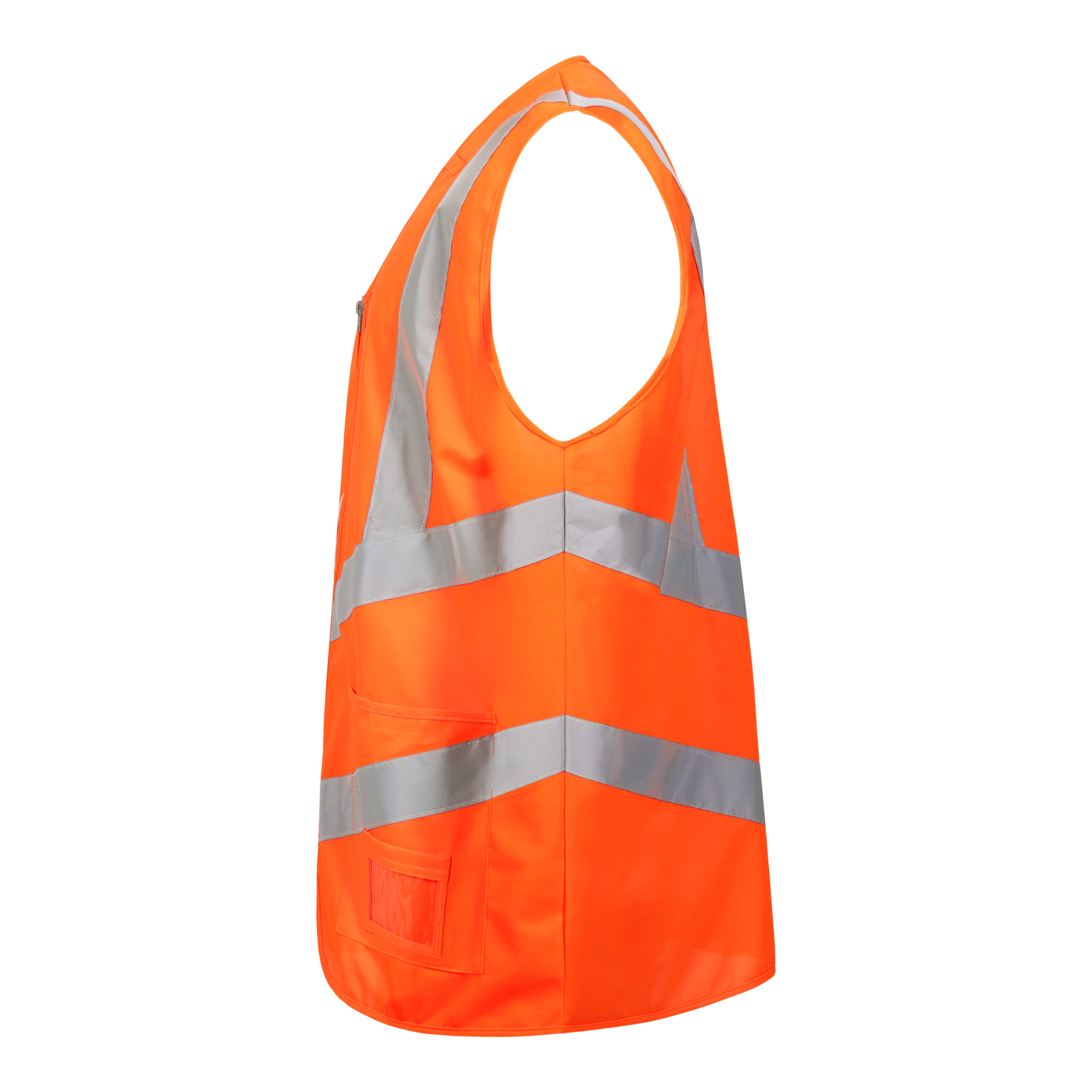 Engel Workwear Safety vejvest med lynlås - Hi-vis Orange [10] / 3XL/4XL
