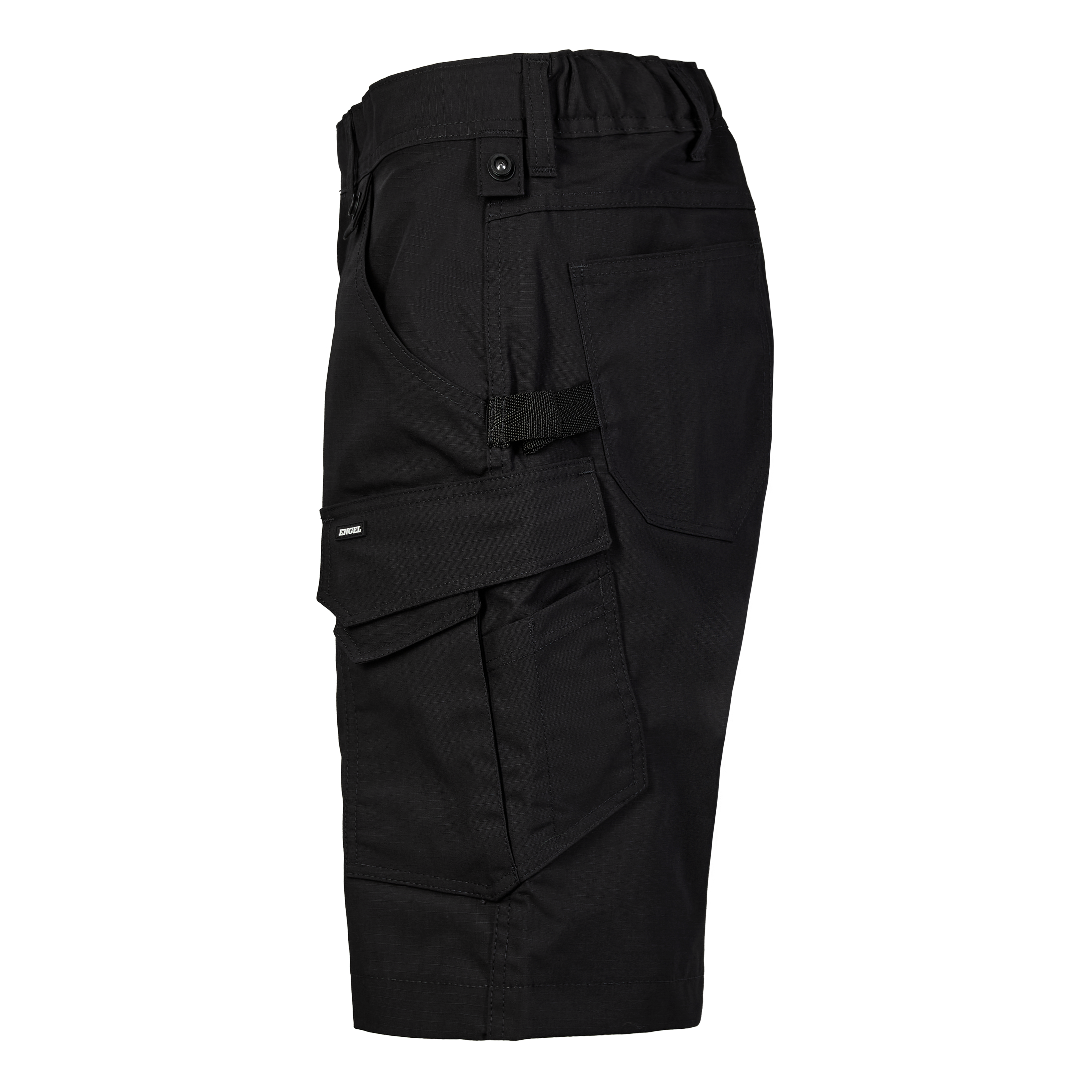 Engel Workwear Entire dame shorts med 2-vejs stræk - Sort [20] / 34