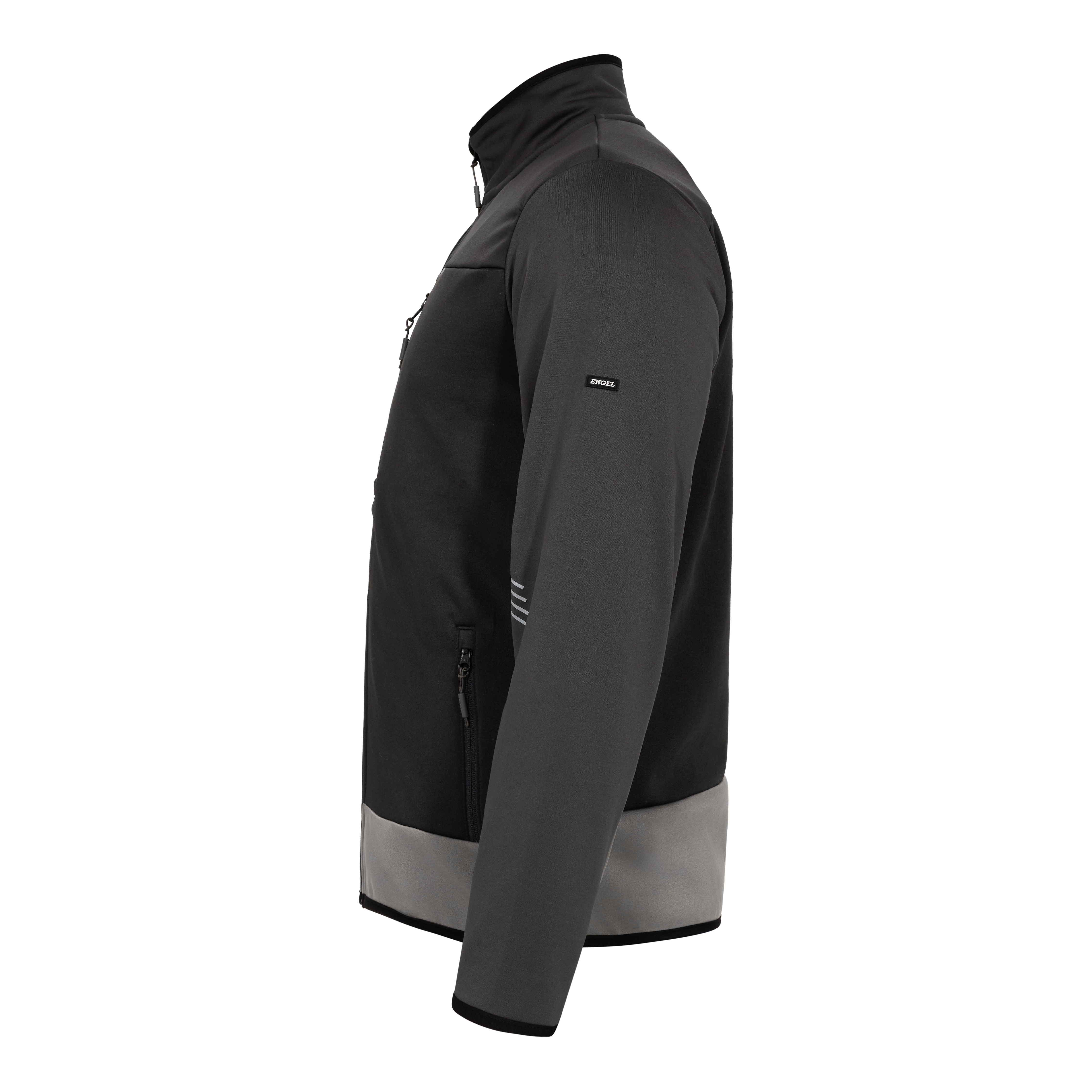 Engel Workwear Entire midlayer cardigan - Sort/Antrazitgrå [2079] / XS