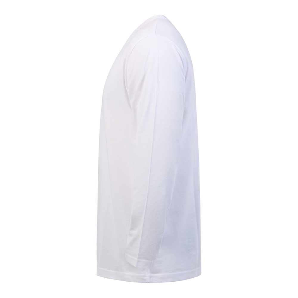 EXTEND langarm-Shirt – Weiß (Seite links)