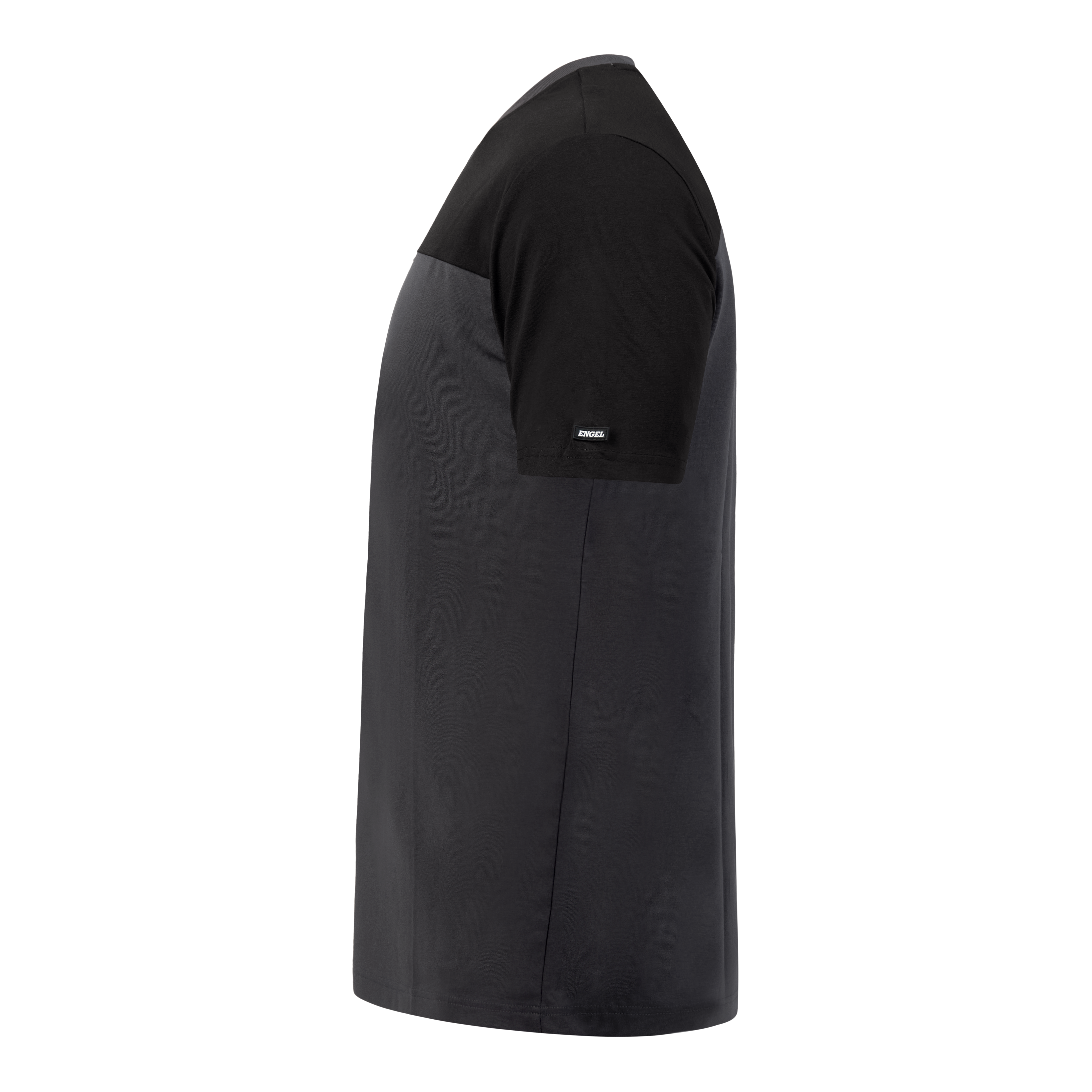 Engel Workwear Entire T-shirt - Antrazitgrå/Sort [7920] / XS