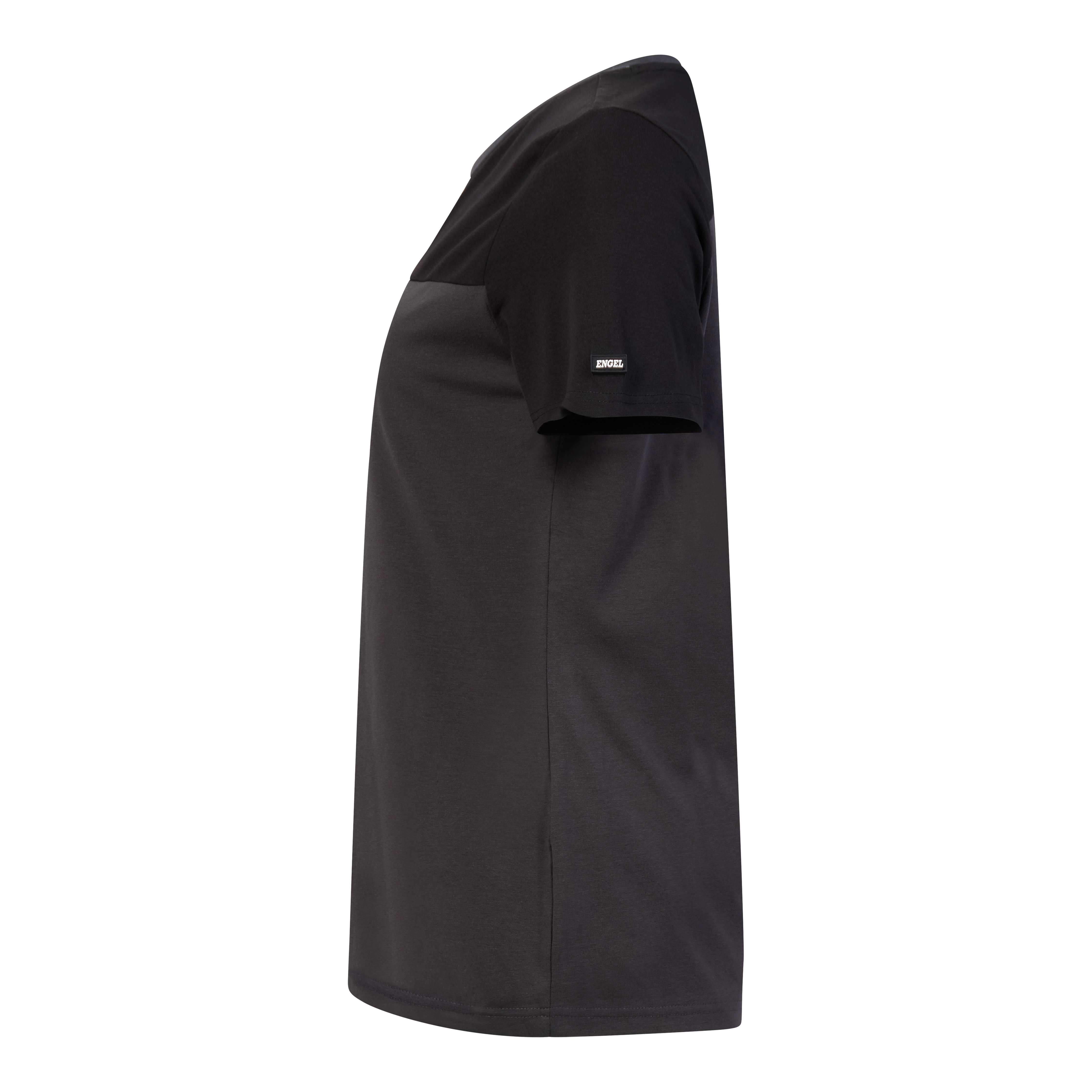 Engel Workwear Entire dame T-shirt - Antrazitgrå/Sort [7920] / XS
