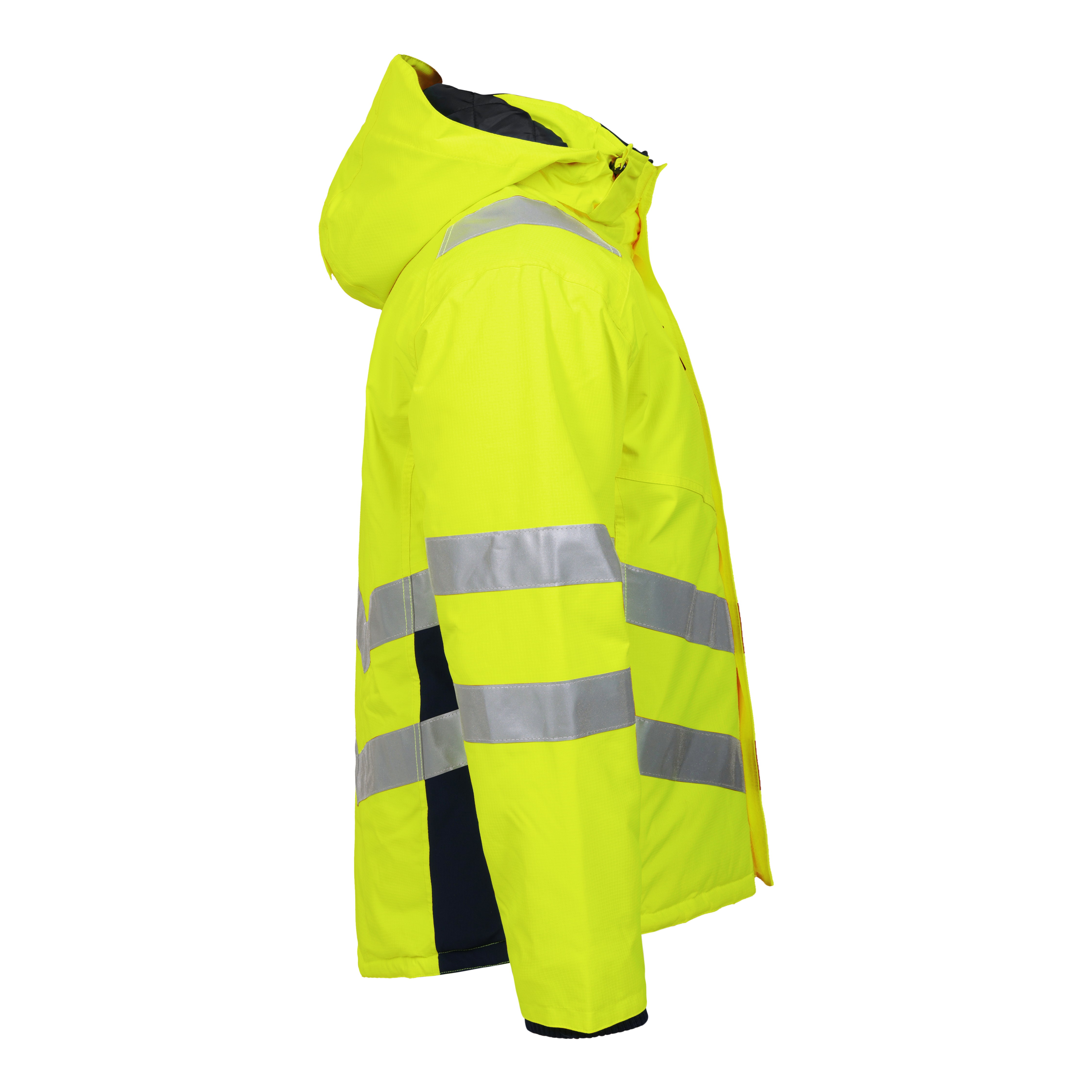Engel Workwear Safety vinterjakke - Gul/Blue Ink [38165] / XS