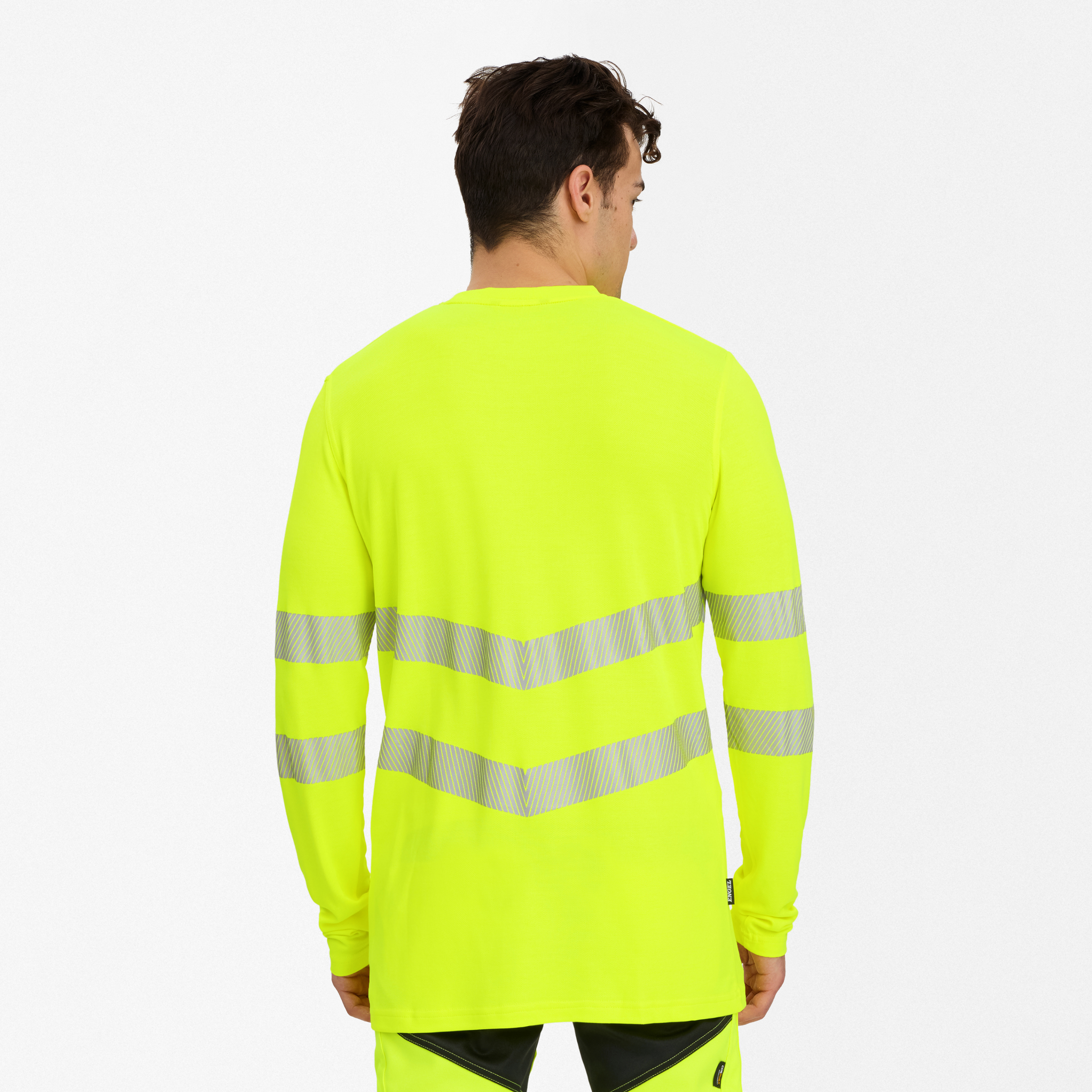 Engel Workwear Safety langærmet T-shirt - Gul [38] / XS
