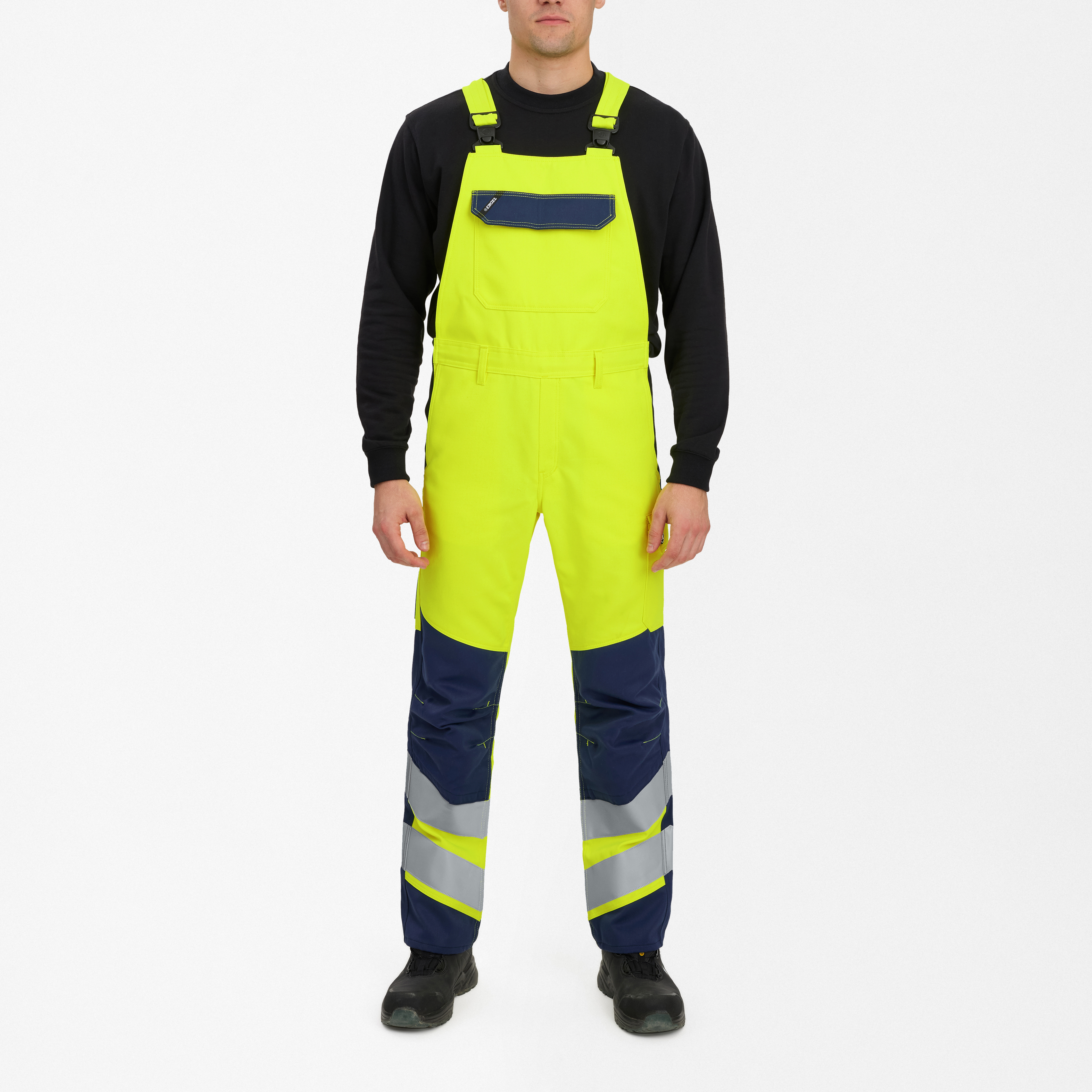 Engel Workwear Safety+ overalls - Gul/Blue Ink [38165] / K80