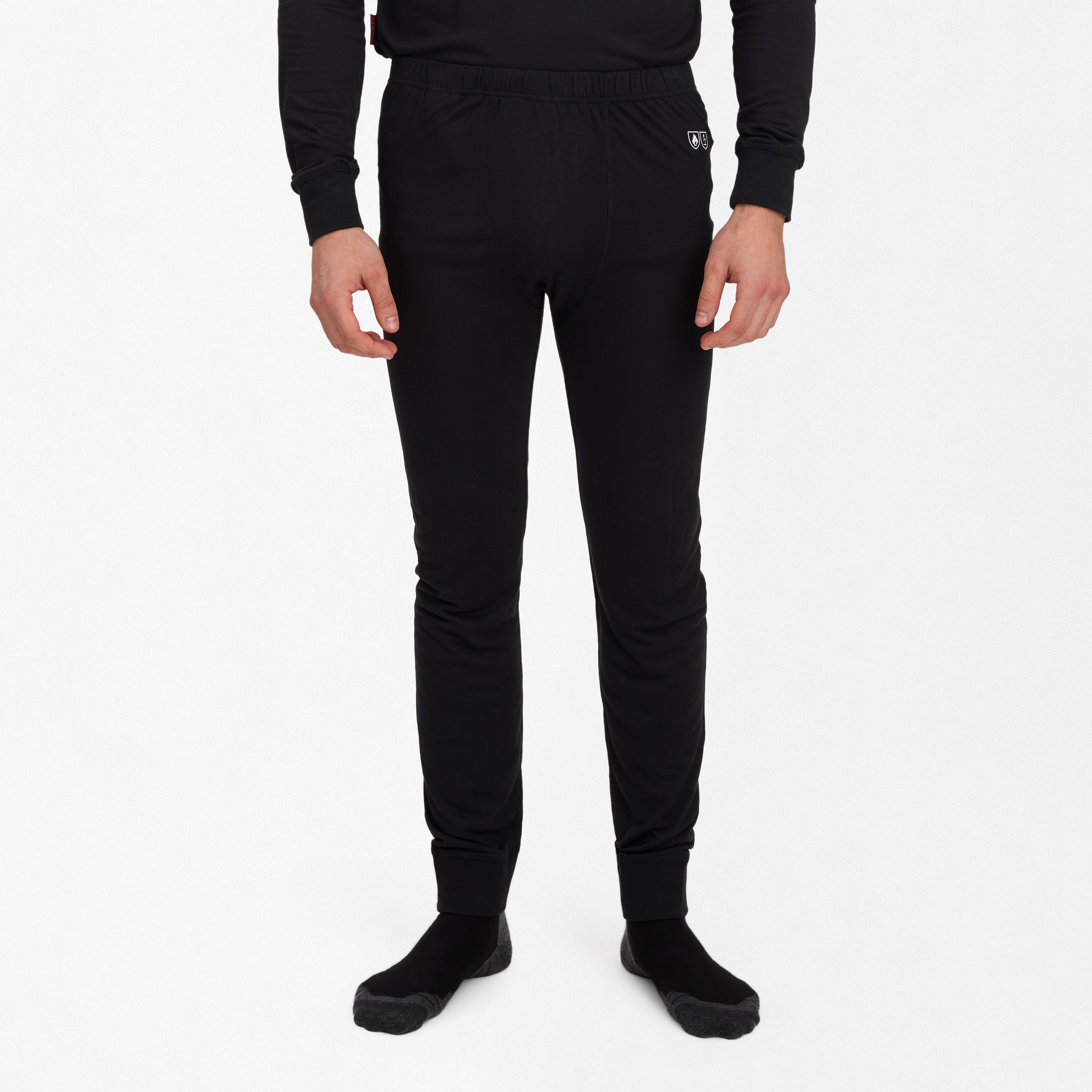 Engel Workwear Safety+ lange underbukser - Sort [20] / XS